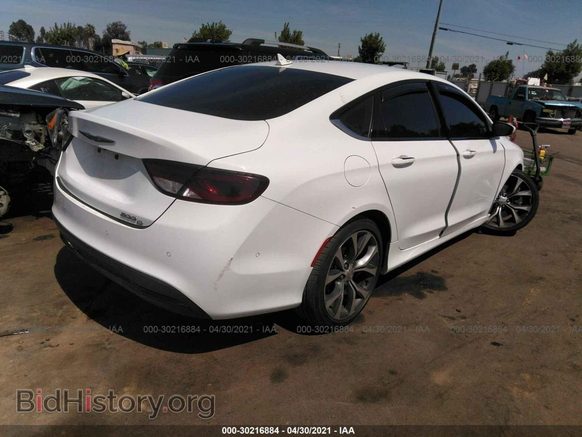 2015 CHRYSLER 200 - VIN: 1C3CCCCB9FN558108 - Фото 4