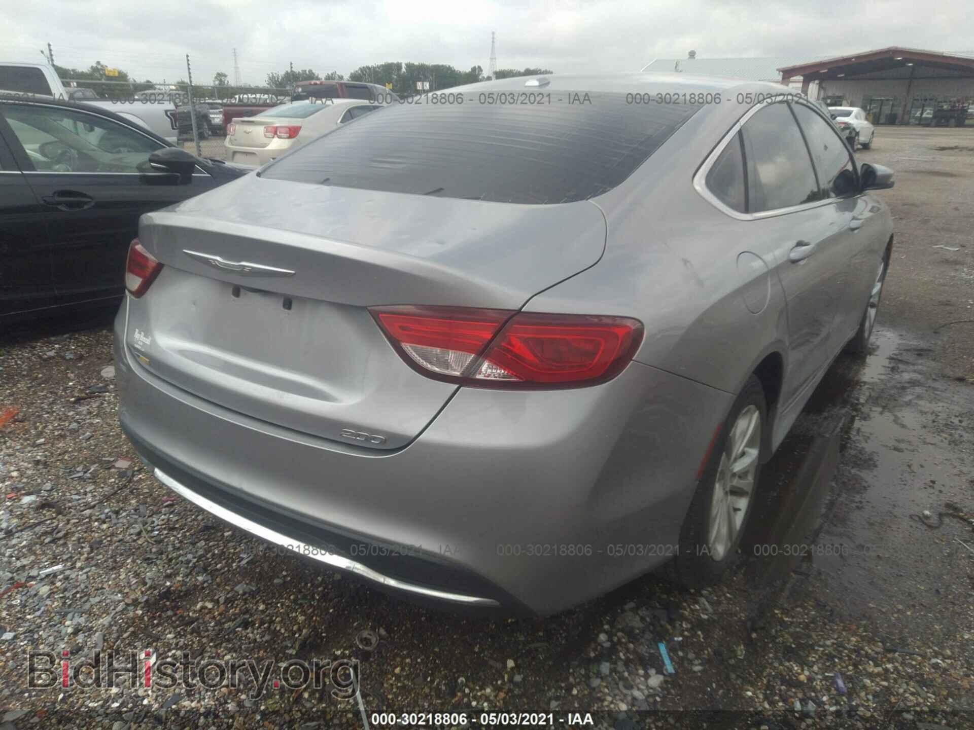 2015 CHRYSLER 200 - VIN: 1C3CCCAB4FN603023 - Фото 4