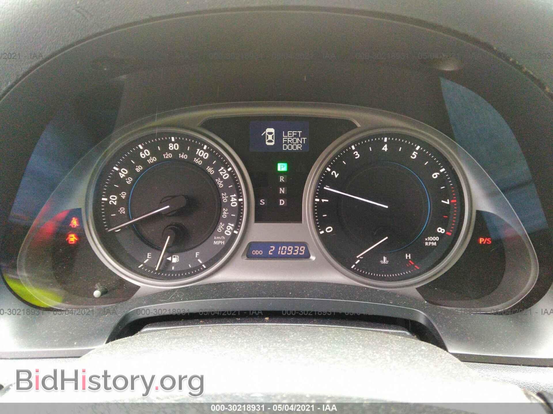 2006 LEXUS IS 250 - VIN: JTHCK262162003058 - Фото 7