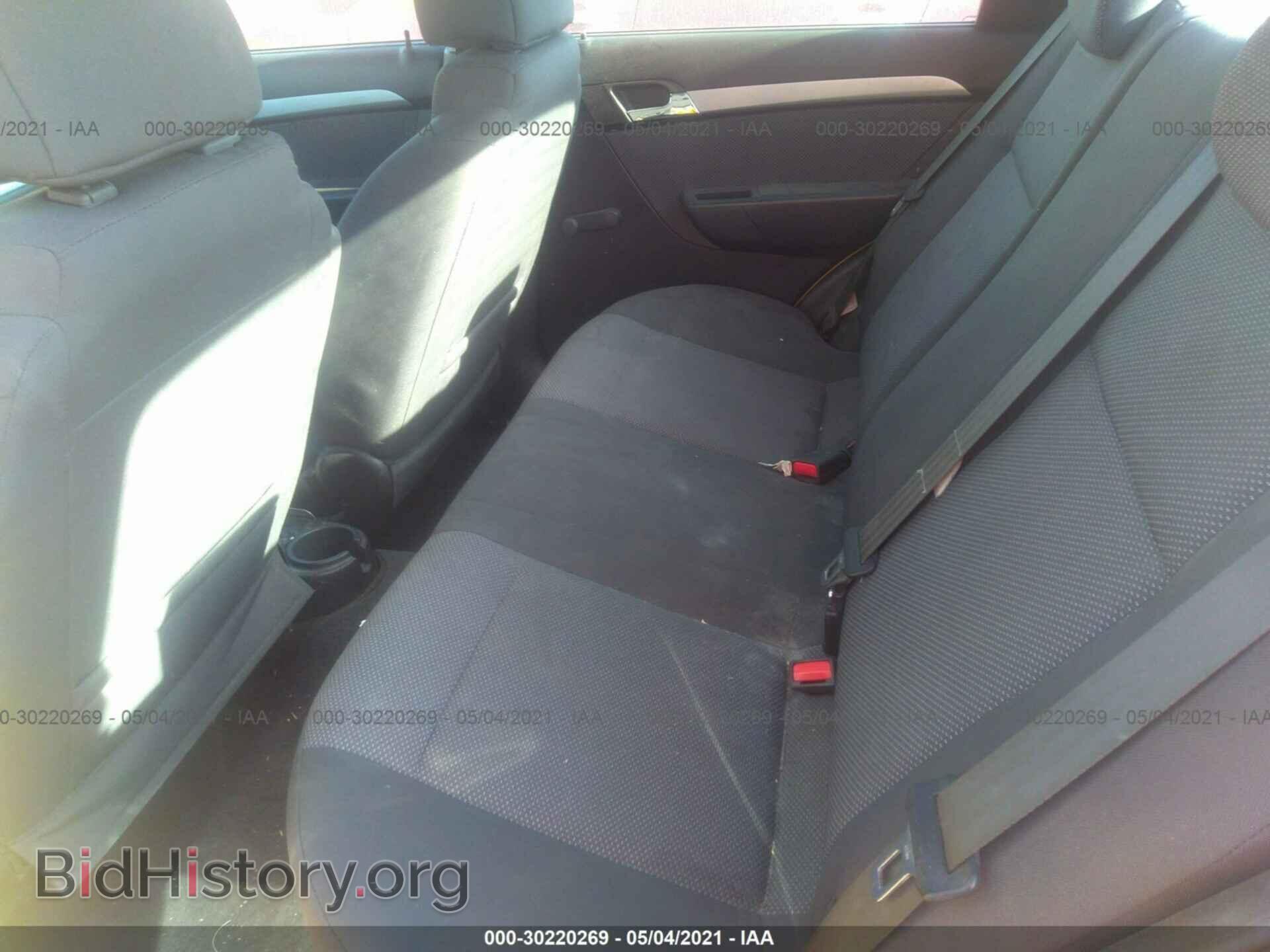 2011 CHEVROLET AVEO - VIN: KL1TD5DE7BB112698 - Фото 8