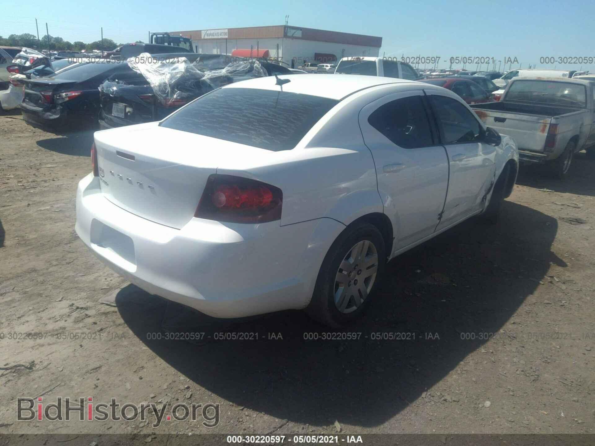2013 DODGE AVENGER - VIN: 1C3CDZAB4DN582722 - Фото 4