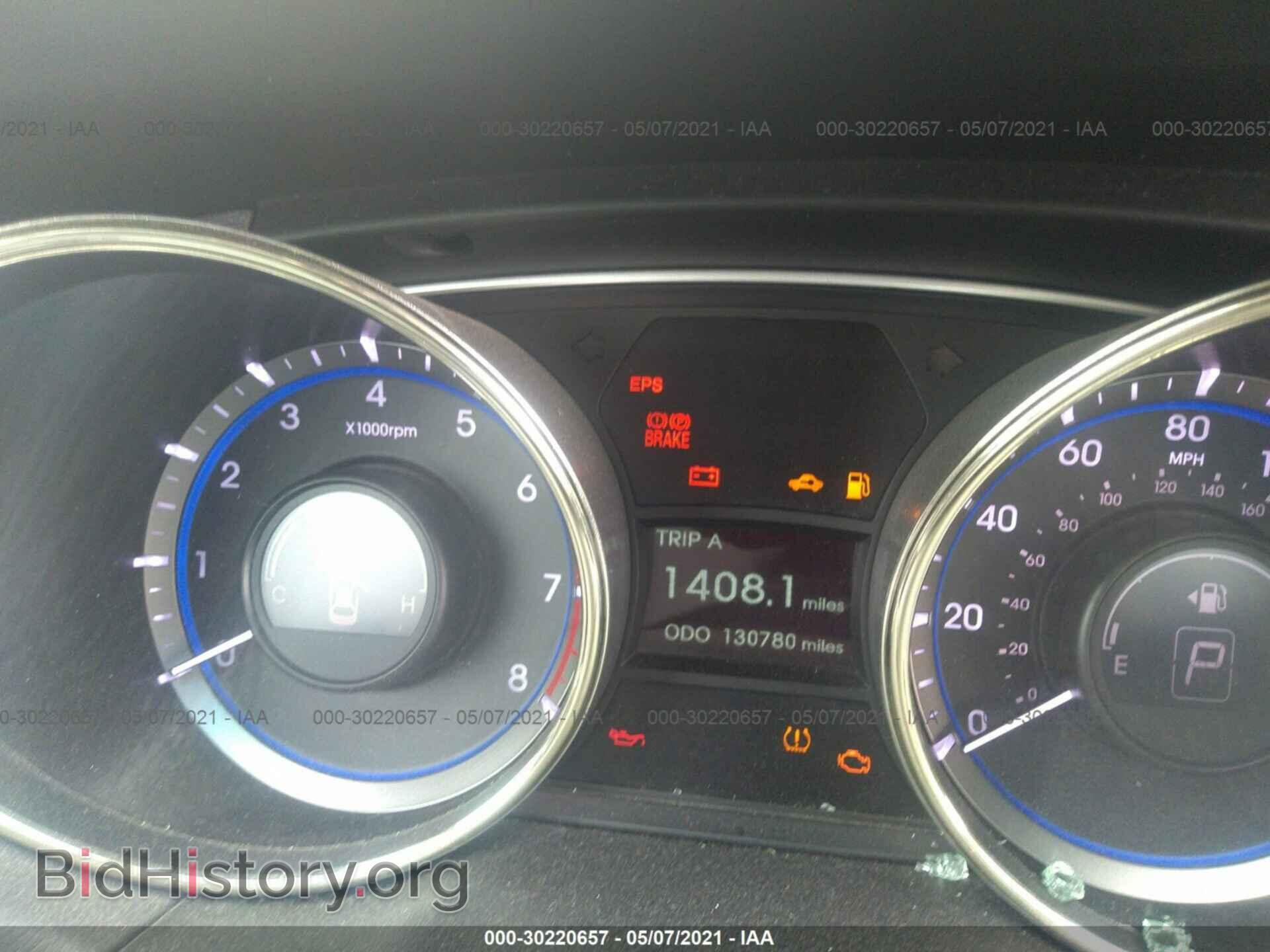 2012 HYUNDAI SONATA - VIN: 5NPEC4AB4CH325701 - Фото 7