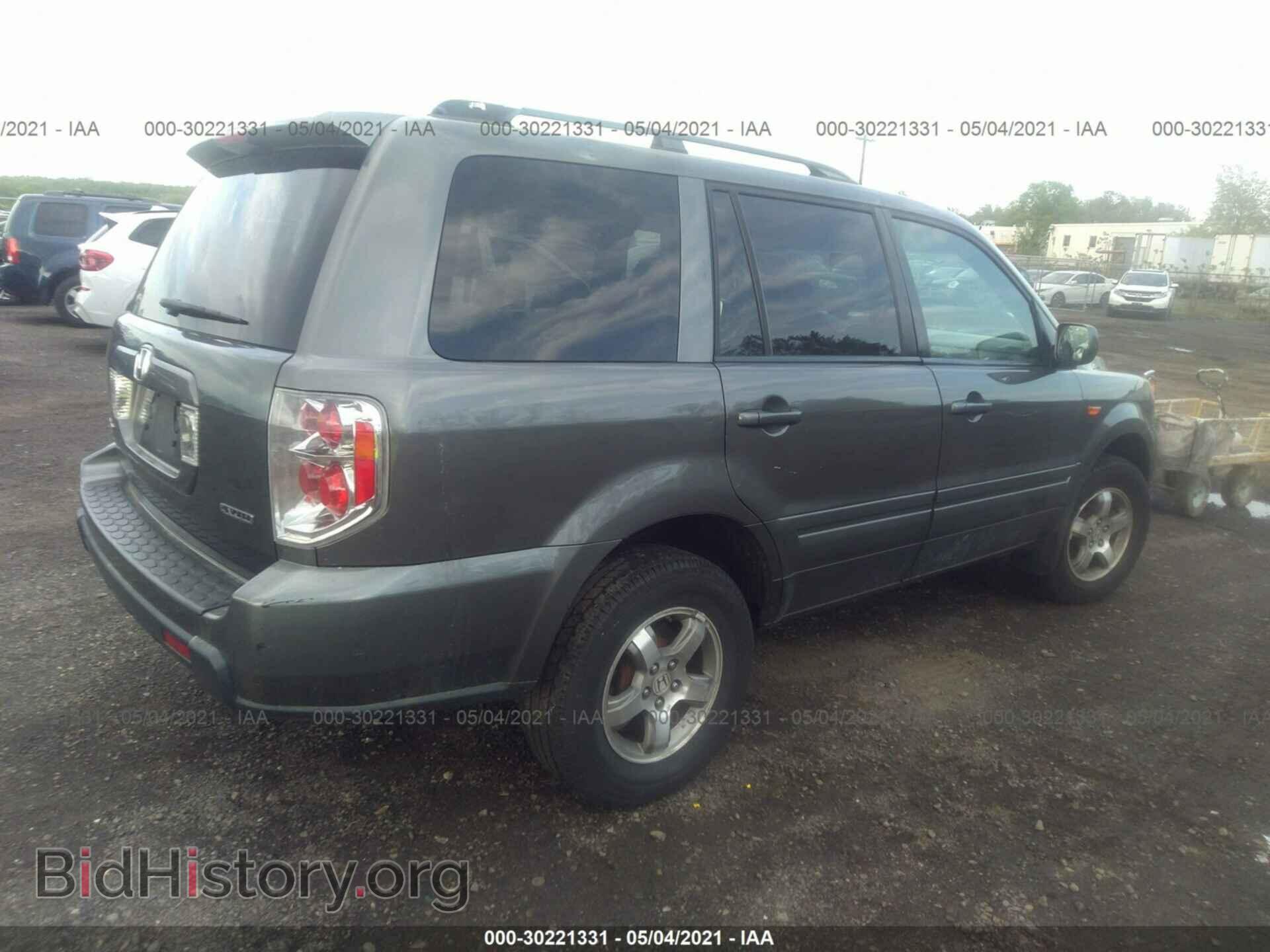 2007 HONDA PILOT - VIN: 2HKYF18567H523950 - Photo 4