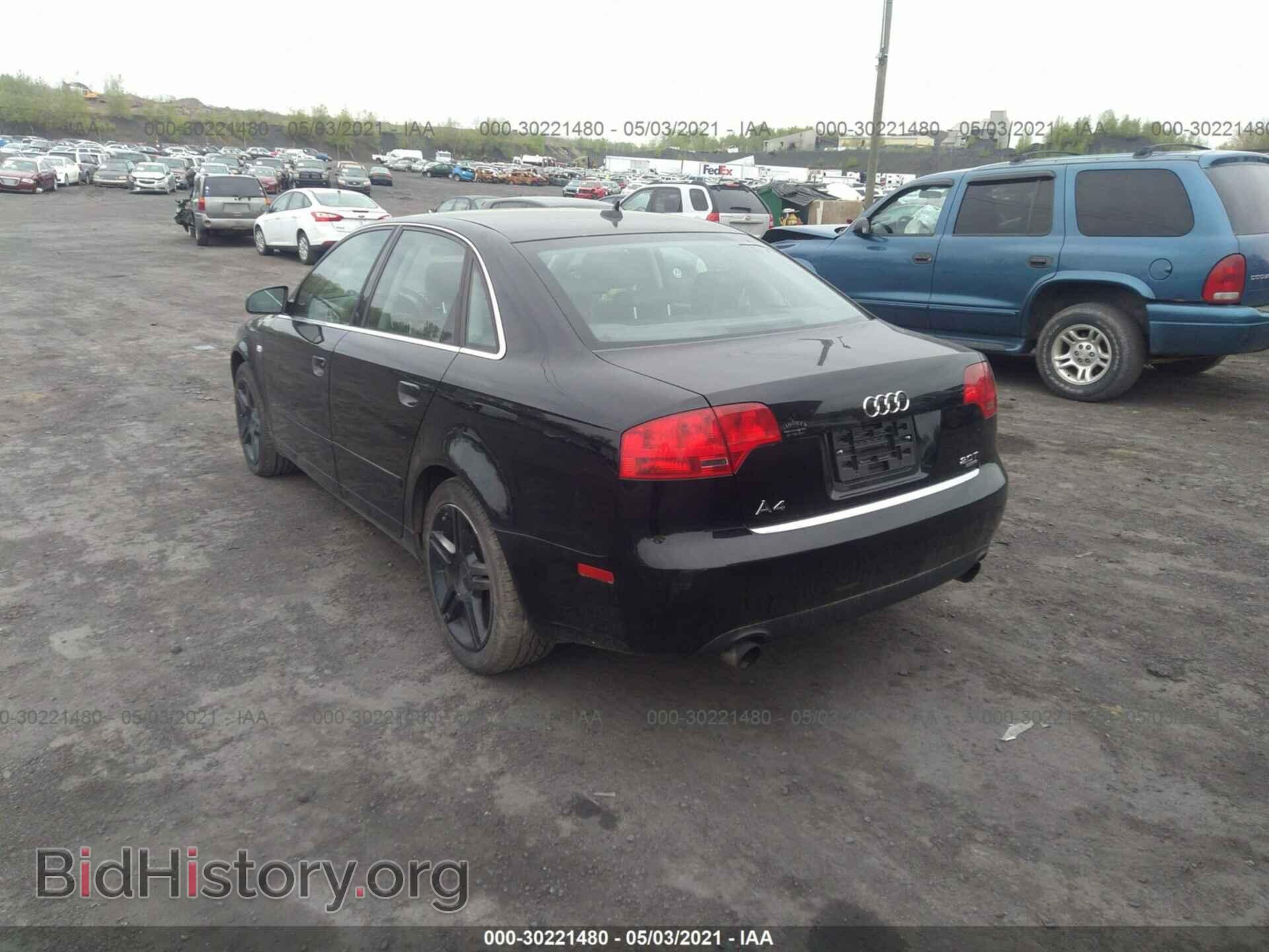 2007 AUDI A4 - VIN: WAUDF78E67A019405 - Фото 3