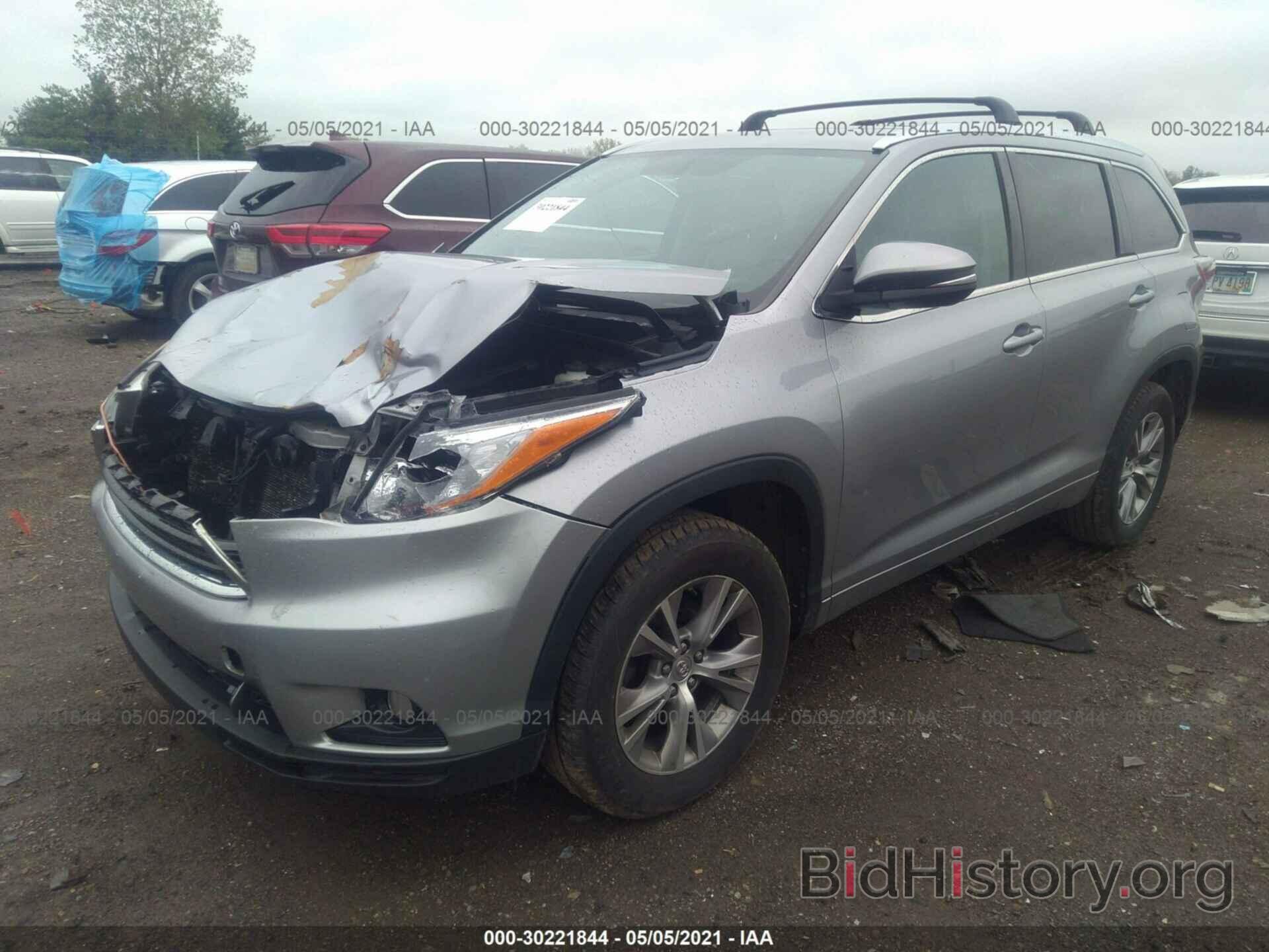 Photo 5TDKKRFH9FS056657 - TOYOTA HIGHLANDER 2015