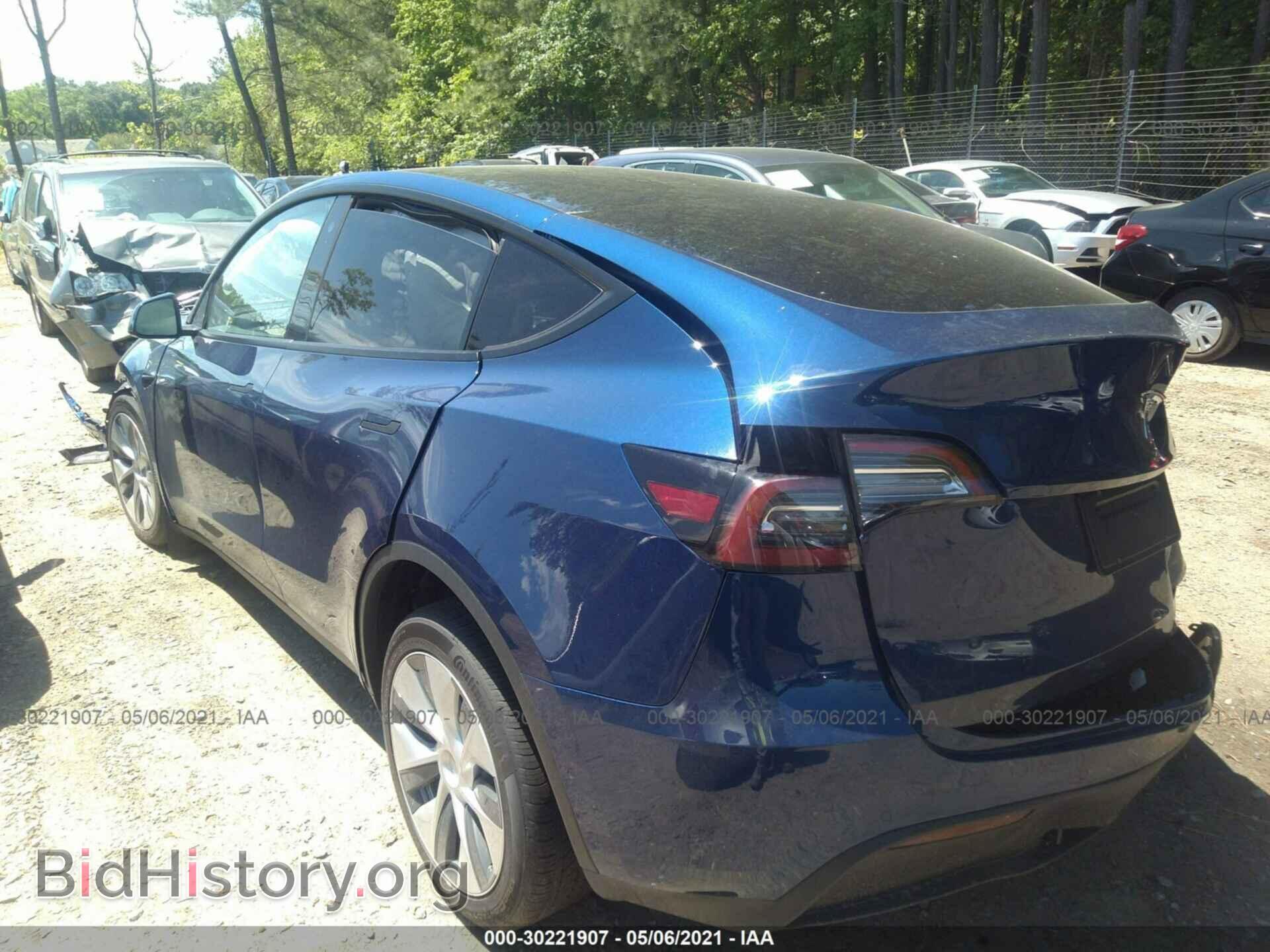 2021 TESLA MODEL Y - VIN: 5YJYGAEE3MF146019 - Фото 3