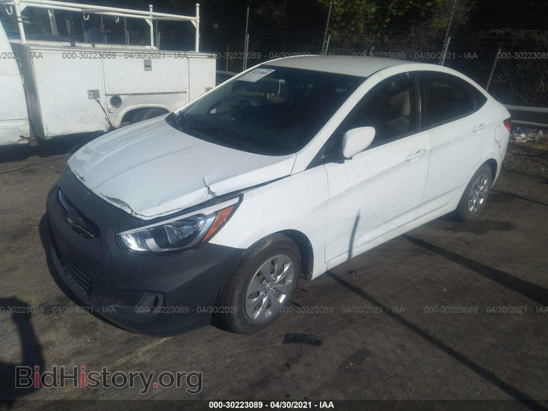 2016 HYUNDAI ACCENT - VIN: KMHCT4AE0GU058954 - Фото 2