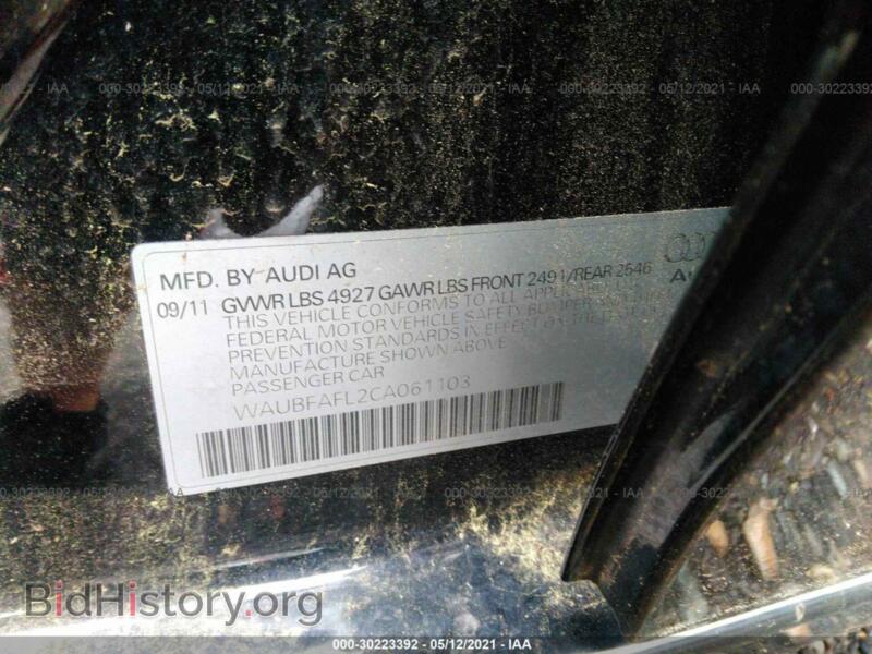 2012 Audi A4 (VIN WAUBFAFL2CA061103) — фото 9 из 10