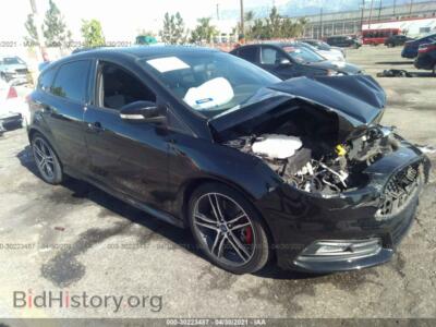 2016 Ford FOCUS ST, black — VIN 1FADP3L97GL230366, IAAI