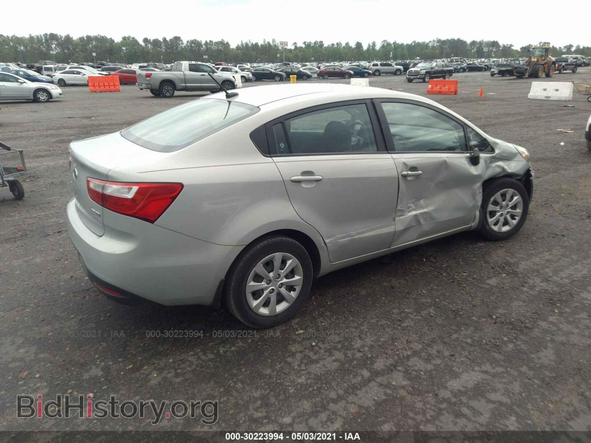 2012 KIA RIO - VIN: KNADN4A38C6077992 - Photo 4