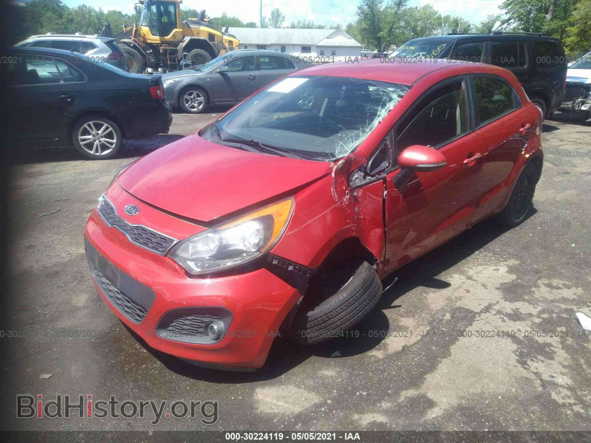 2012 KIA RIO - VIN: KNADN5A30C6082075 - Фото 2
