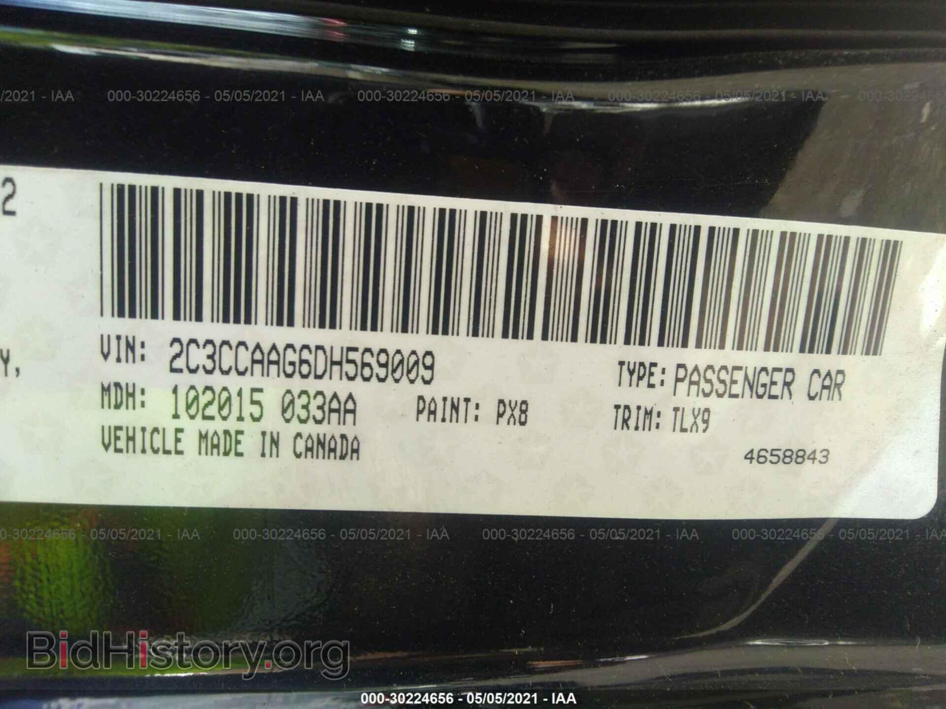 2013 CHRYSLER 300 - VIN: 2C3CCAAG6DH569009 - Фото 9