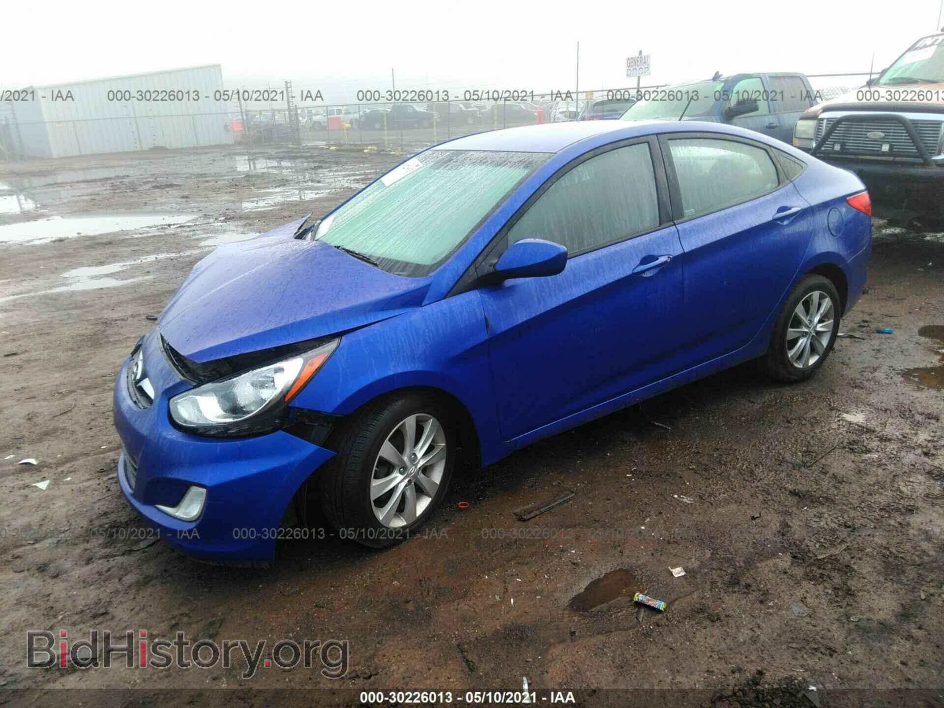 2013 HYUNDAI ACCENT - VIN: KMHCU4AE8DU311575 - Фото 2