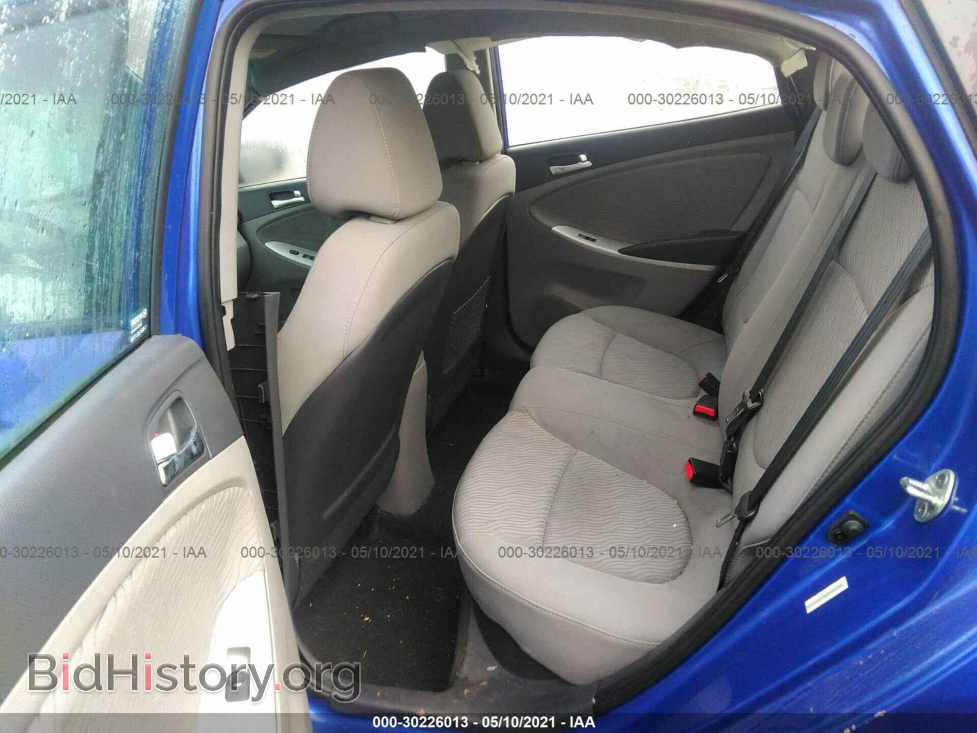 2013 HYUNDAI ACCENT - VIN: KMHCU4AE8DU311575 - Фото 8