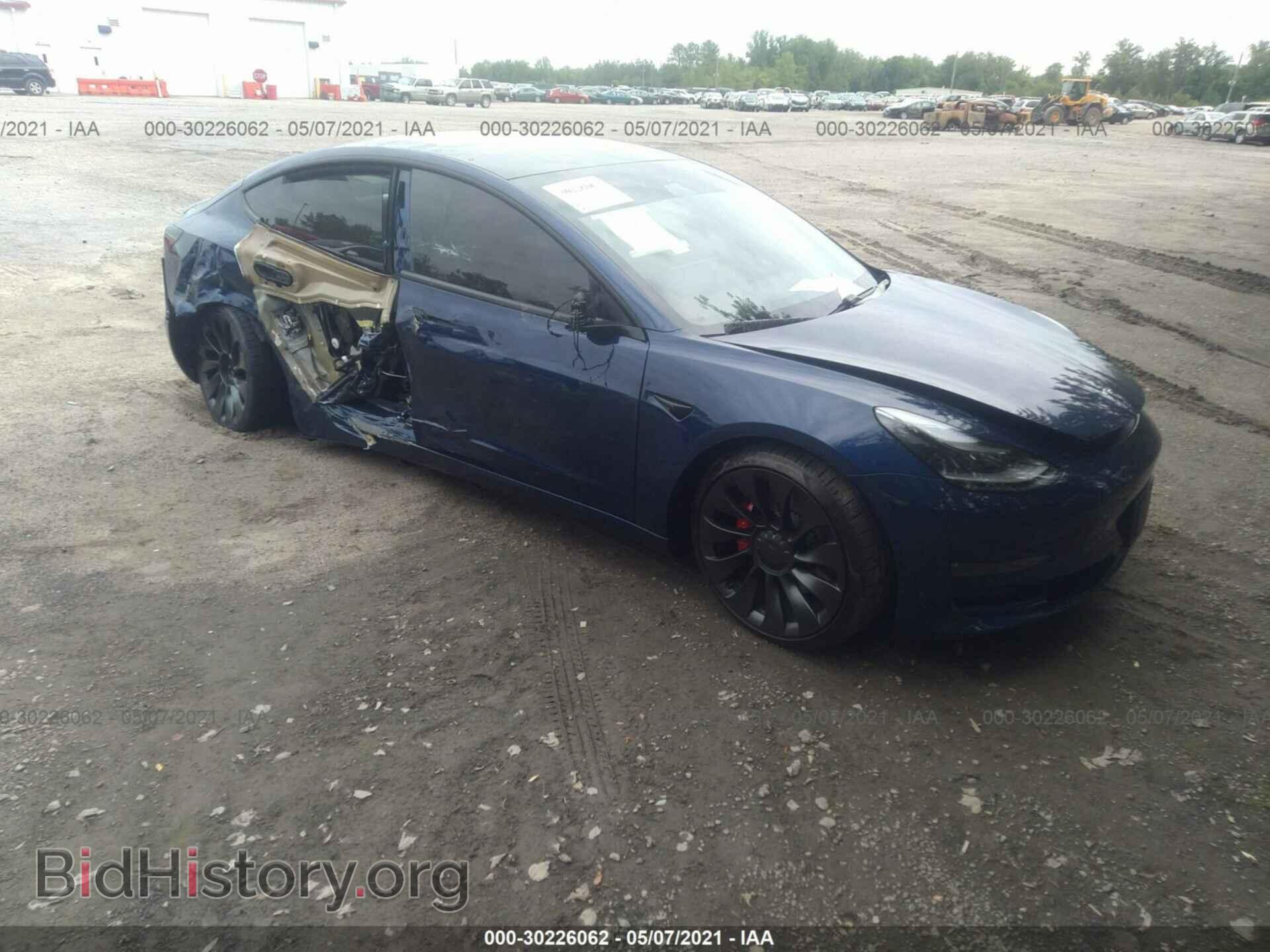 Photo 5YJ3E1EC3MF914631 - TESLA MODEL 3 2021