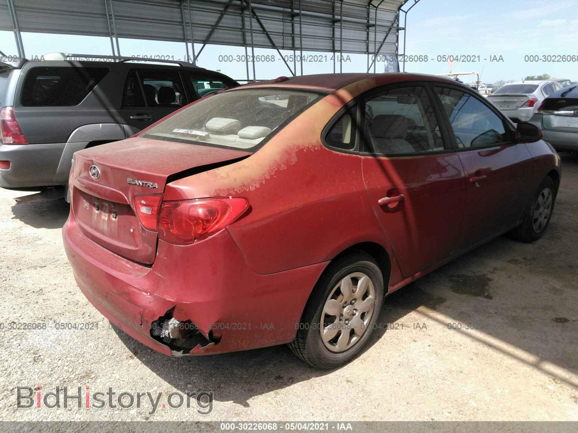 2009 HYUNDAI ELANTRA - VIN: KMHDU46D99U642340 - Фото 4