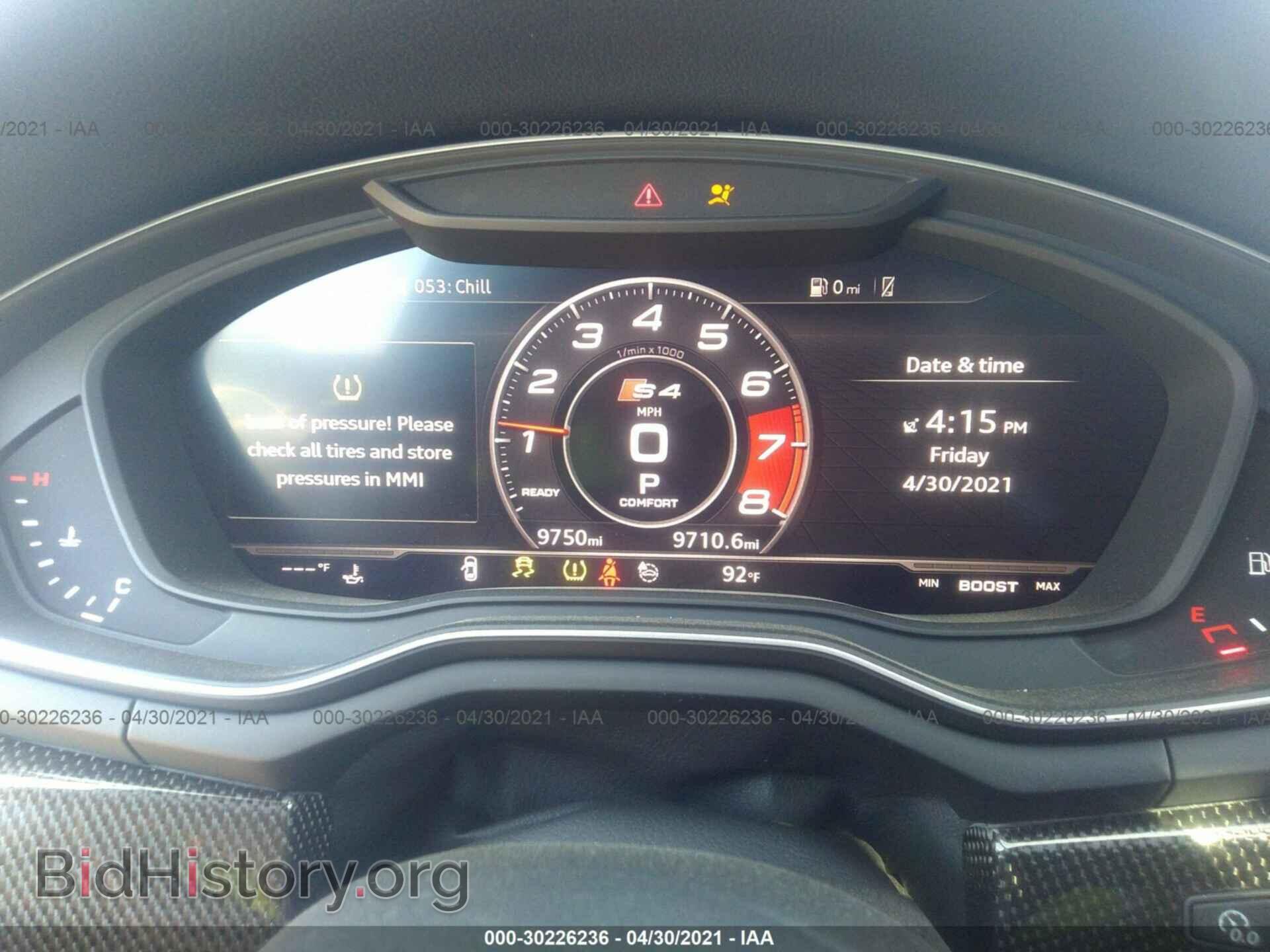 2019 AUDI S4 - VIN: WAUC4AF44KA045566 - Фото 7