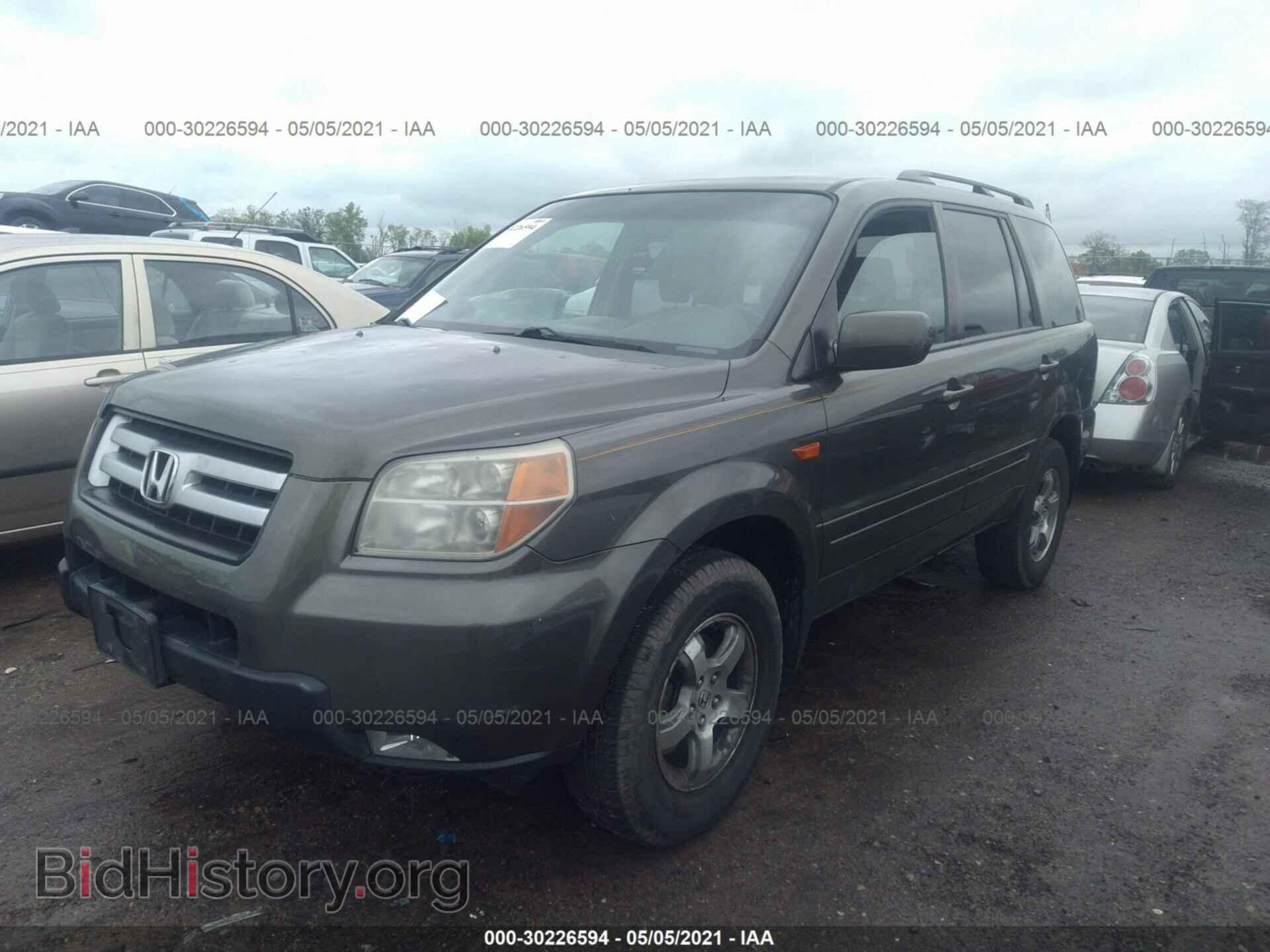 2006 HONDA PILOT - VIN: 2HKYF18486H509151 - Фото 2