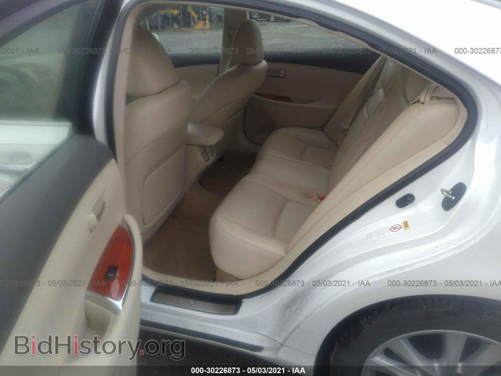 2011 LEXUS ES 350 - VIN: JTHBK1EG0B2457749 - Фото 8
