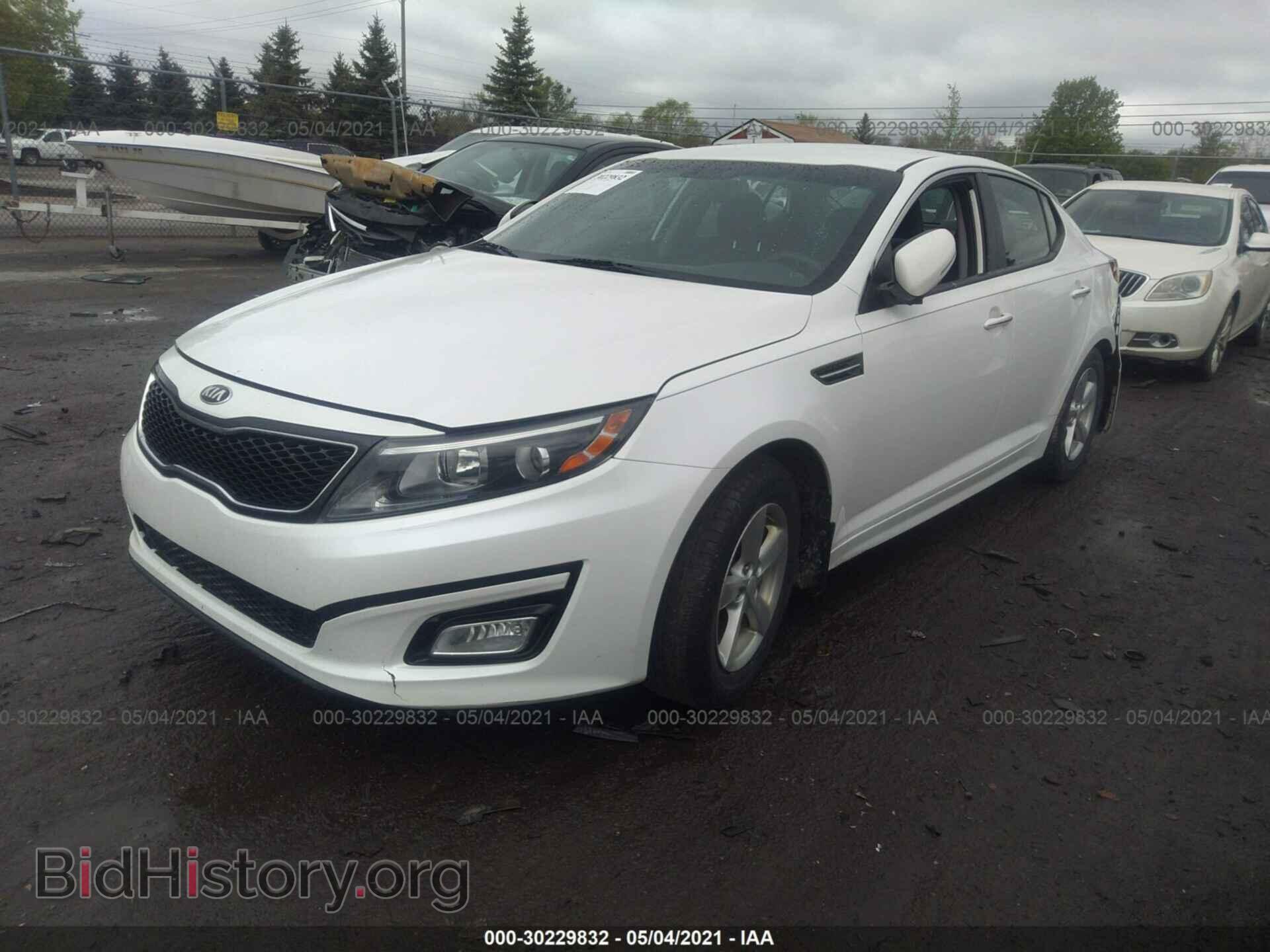 2015 KIA OPTIMA - VIN: KNAGM4A71F5566764 - Фото 2