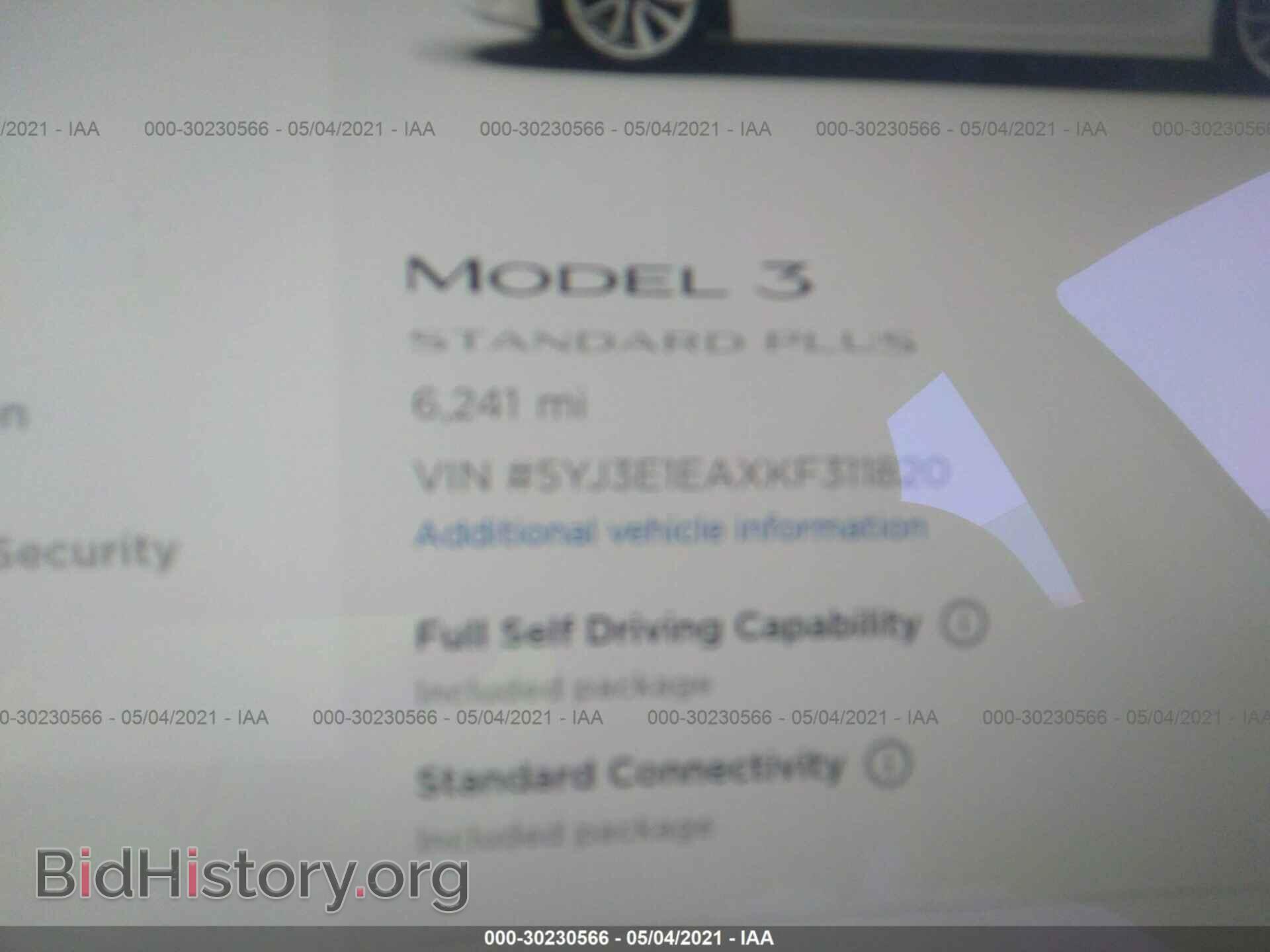 2019 TESLA MODEL 3 - VIN: 5YJ3E1EAXKF311820 - Photo 7