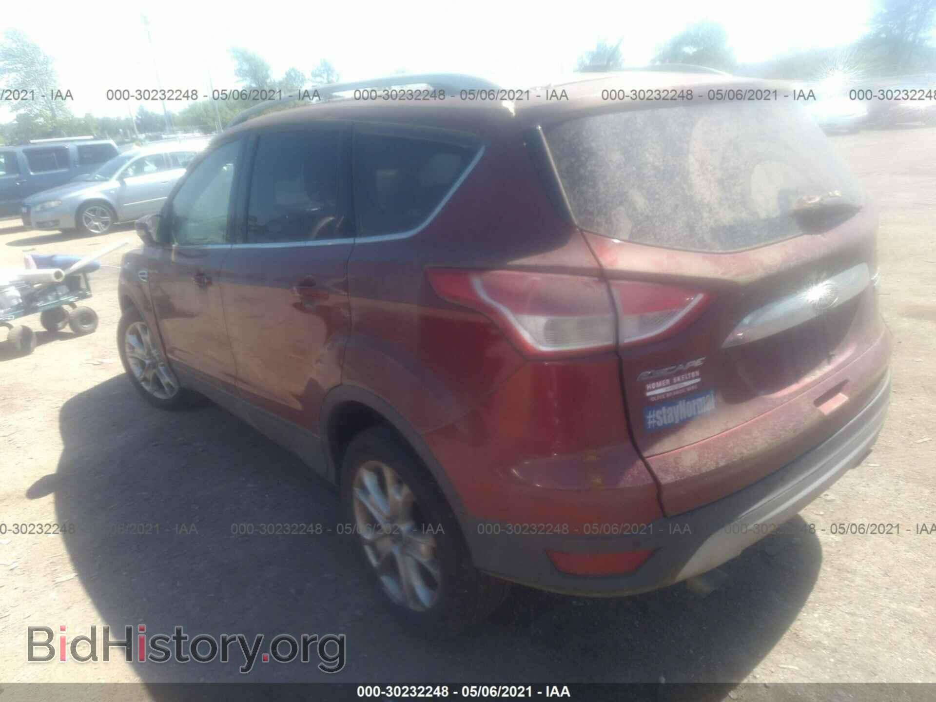 2014 FORD ESCAPE - VIN: 1FMCU0JX7EUE24168 - Фото 3