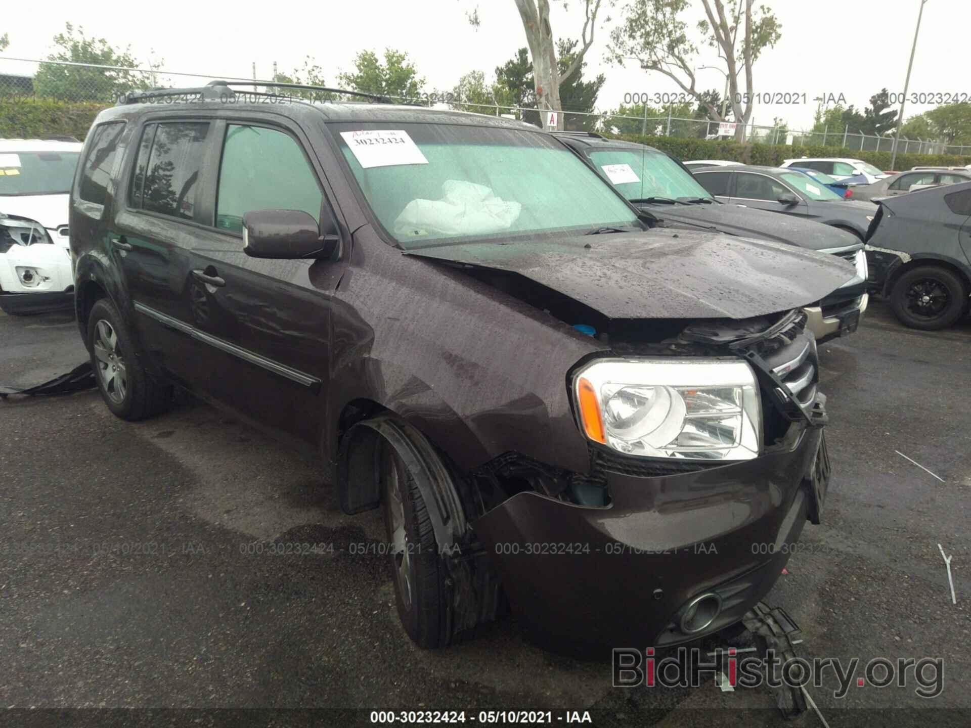 Photo 5FNYF3H90CB011303 - HONDA PILOT 2012