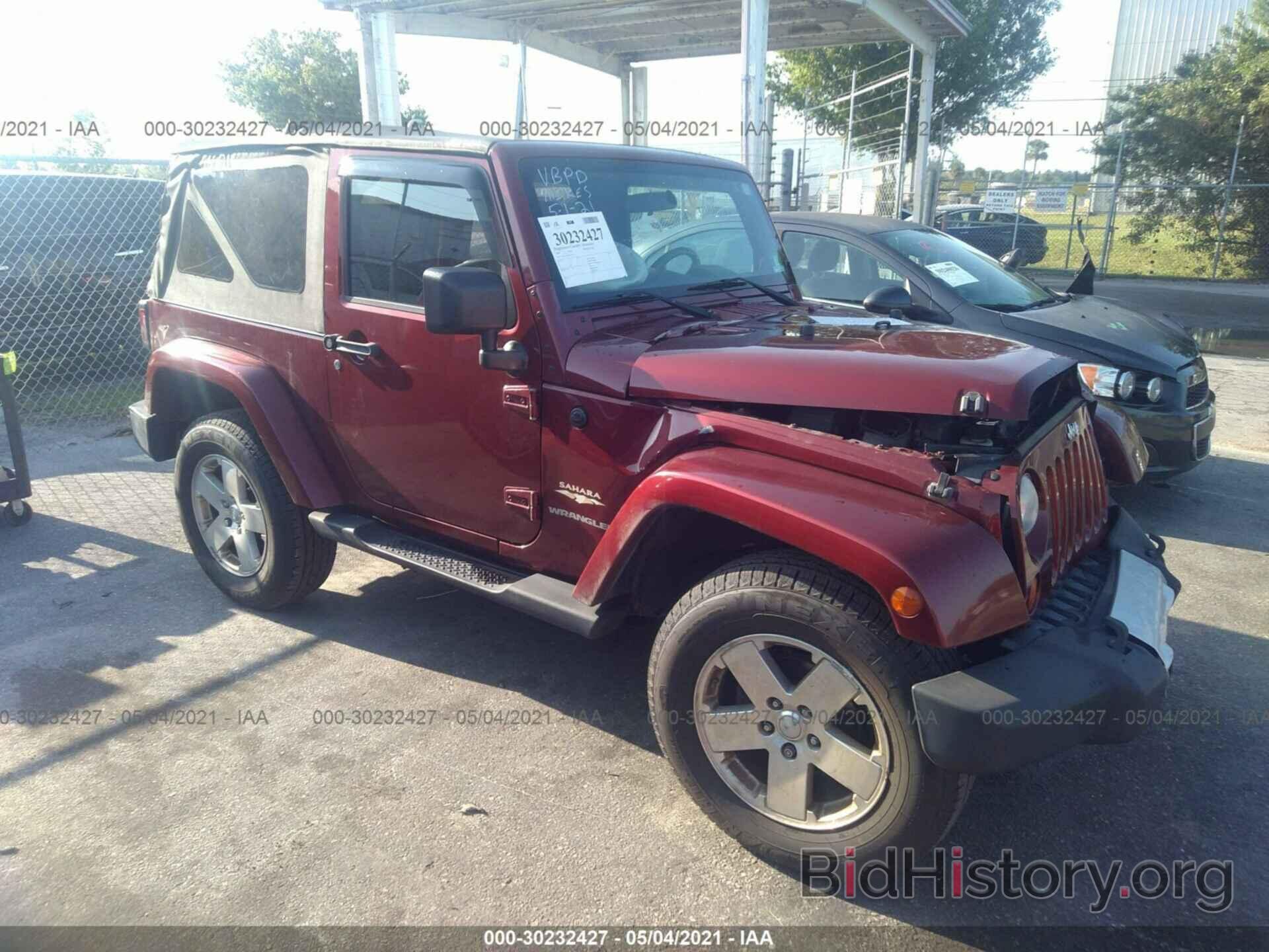 Photo 1J4FA54178L537539 - JEEP WRANGLER 2008