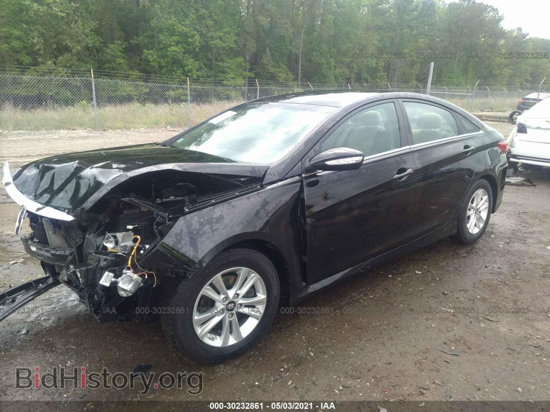 2014 HYUNDAI SONATA - VIN: 5NPEB4AC0EH906840 - Фото 2