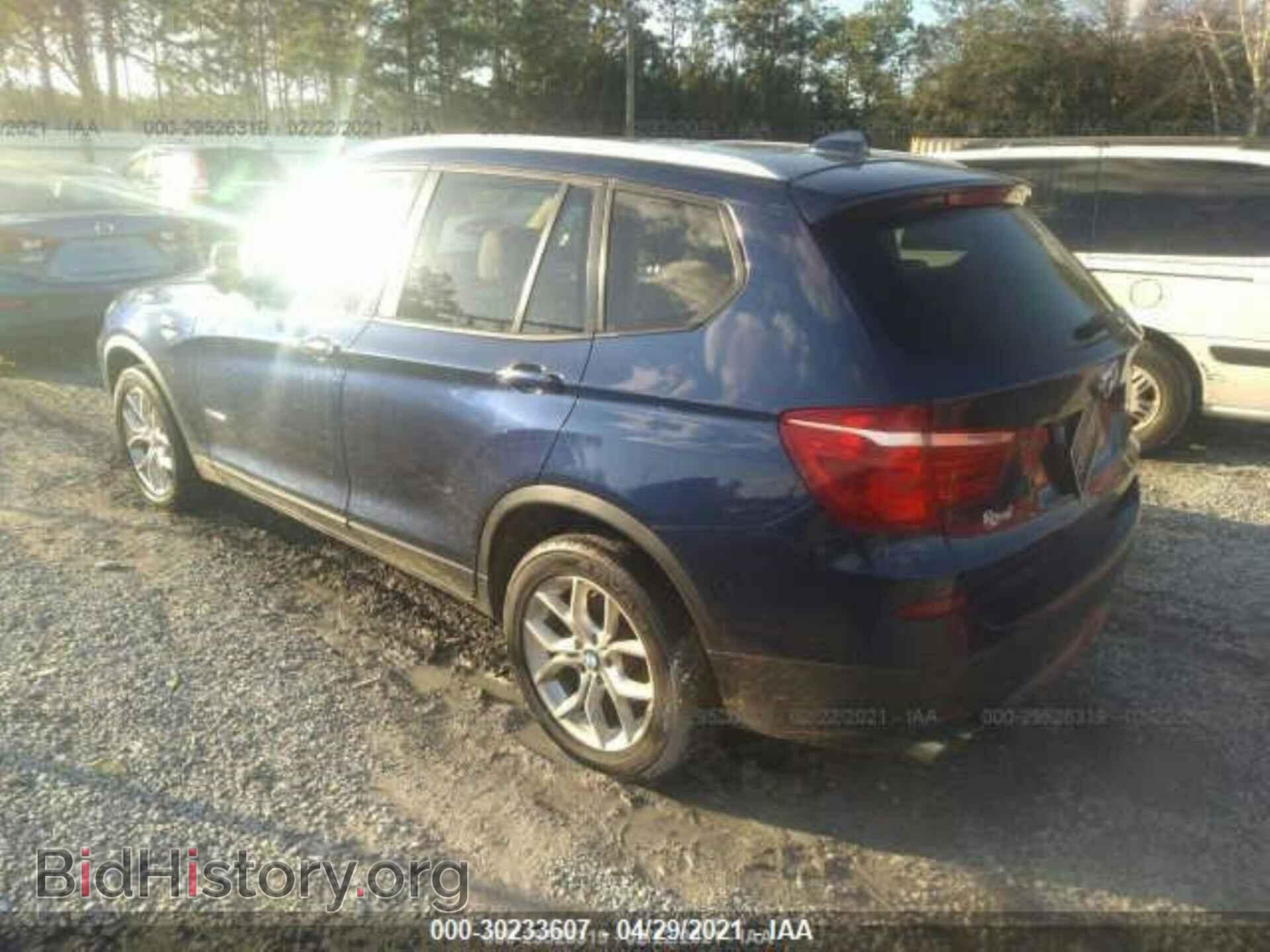 2013 BMW X3 - VIN: 5UXWX7C55DL977689 - Фото 3