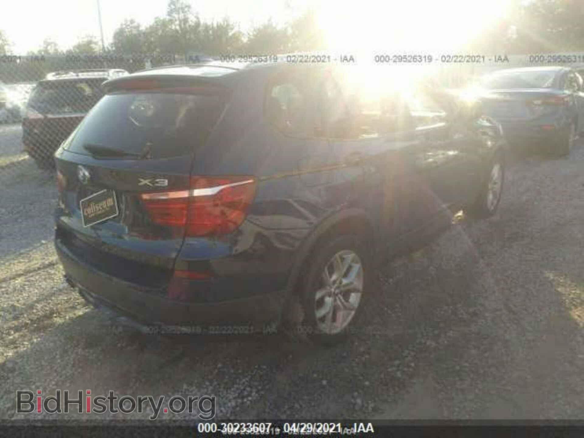 2013 BMW X3 - VIN: 5UXWX7C55DL977689 - Фото 4
