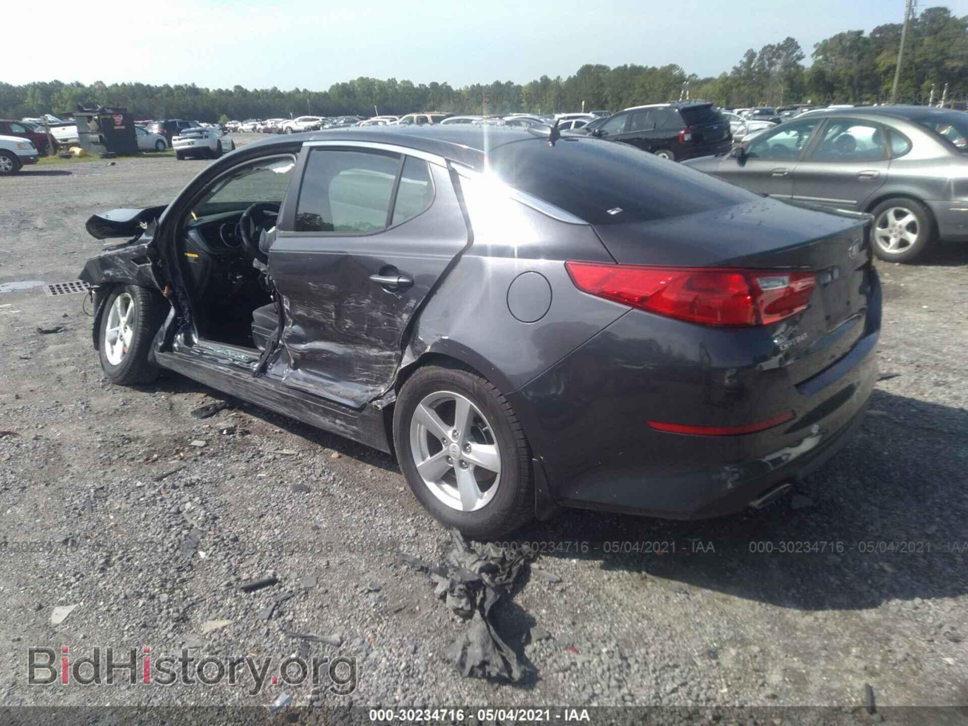 2015 KIA OPTIMA - VIN: KNAGM4A76F5645833 - Фото 3