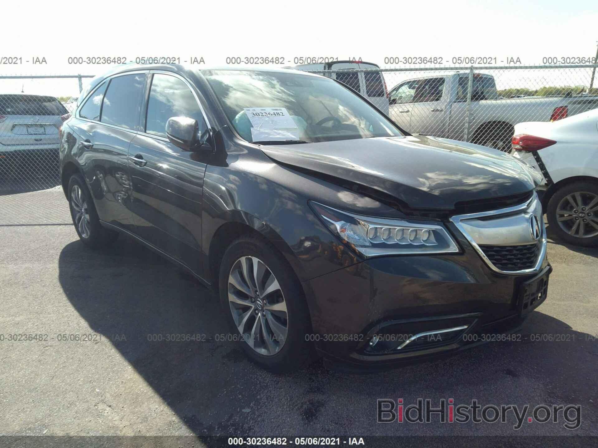 Фотография 5FRYD4H48EB033096 - ACURA MDX 2014