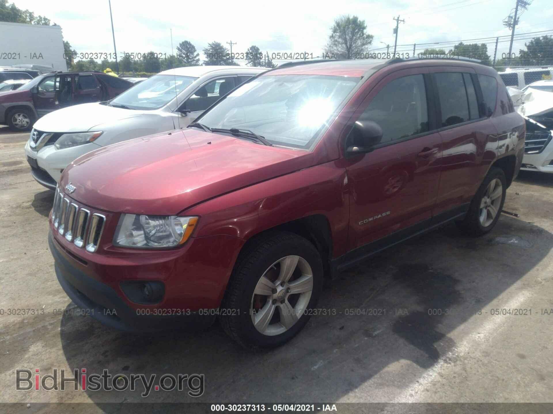 2012 JEEP COMPASS - VIN: 1C4NJDEB4CD603244 - Фото 2