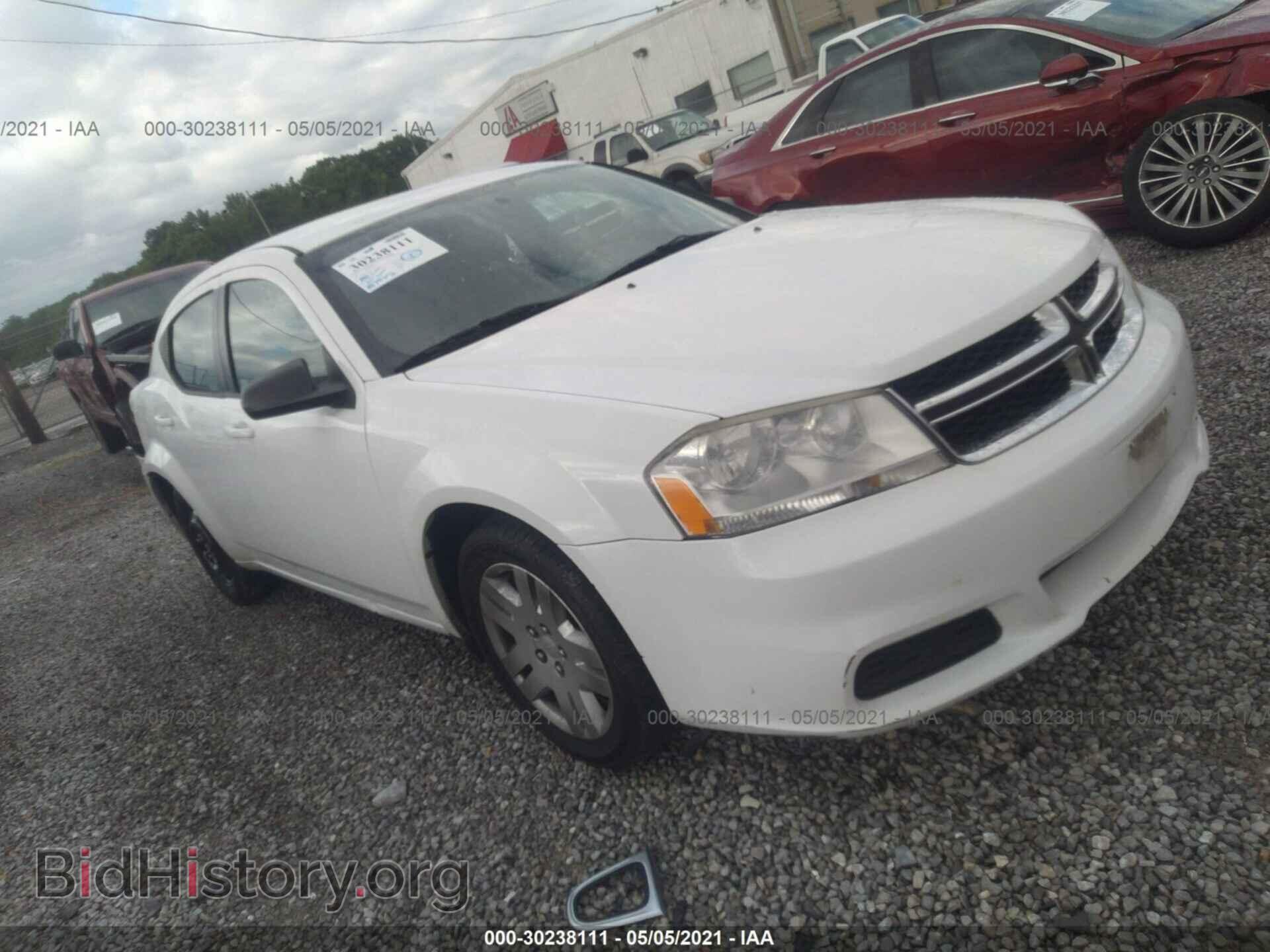 Photo 1C3CDZAB6CN216047 - DODGE AVENGER 2012
