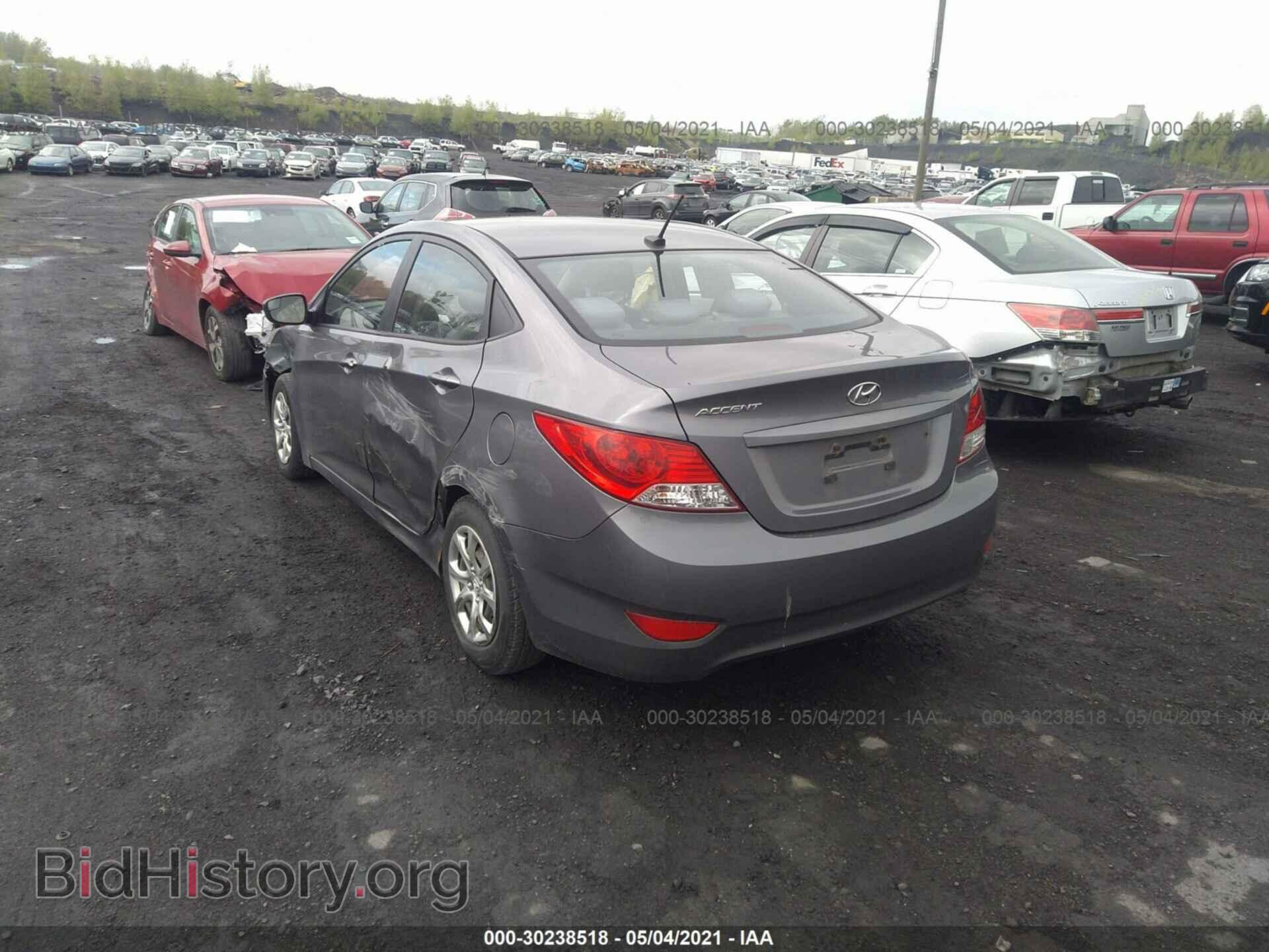 2014 HYUNDAI ACCENT - VIN: KMHCT4AE4EU680180 - Фото 3