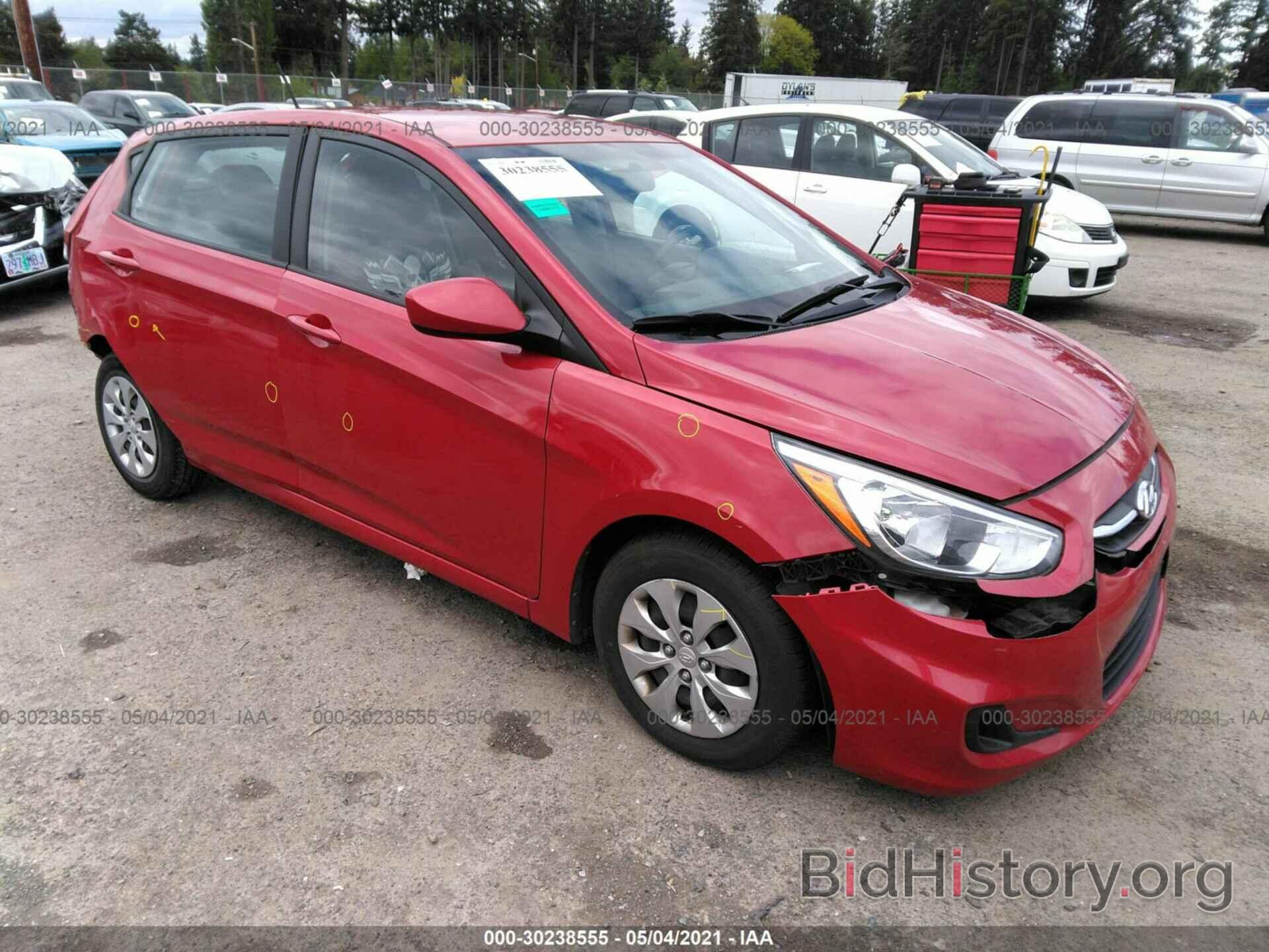 Photo KMHCT5AE3GU241237 - HYUNDAI ACCENT 2016