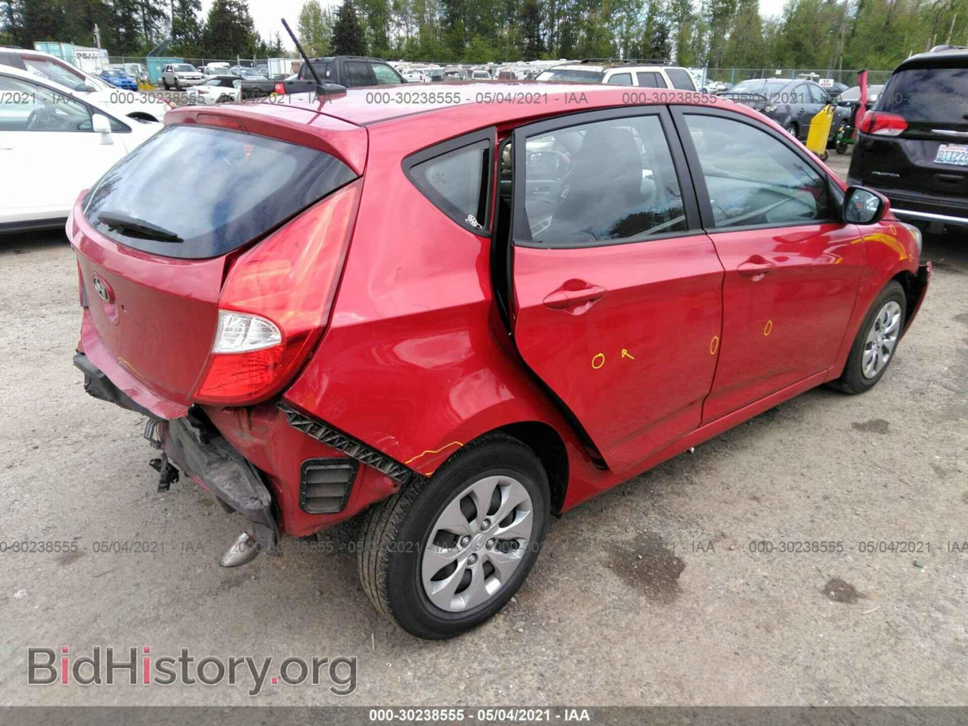 2016 HYUNDAI ACCENT - VIN: KMHCT5AE3GU241237 - Фото 4