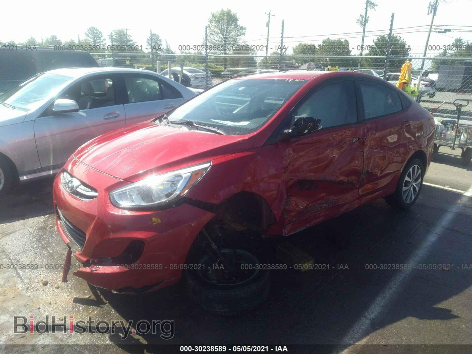 2017 HYUNDAI ACCENT - VIN: KMHCT4AE6HU325824 - Фото 2
