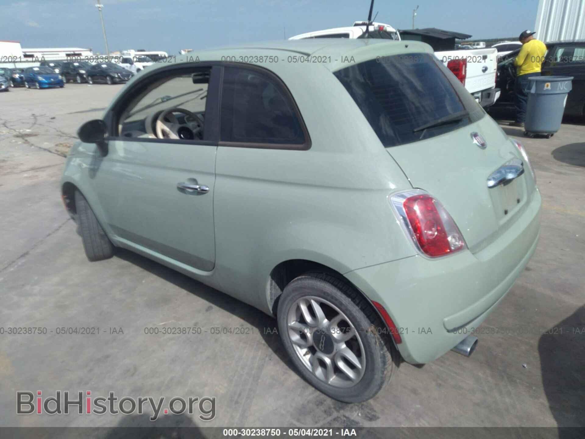 2012 FIAT 500 - VIN: 3C3CFFAR2CT200434 - Фото 3