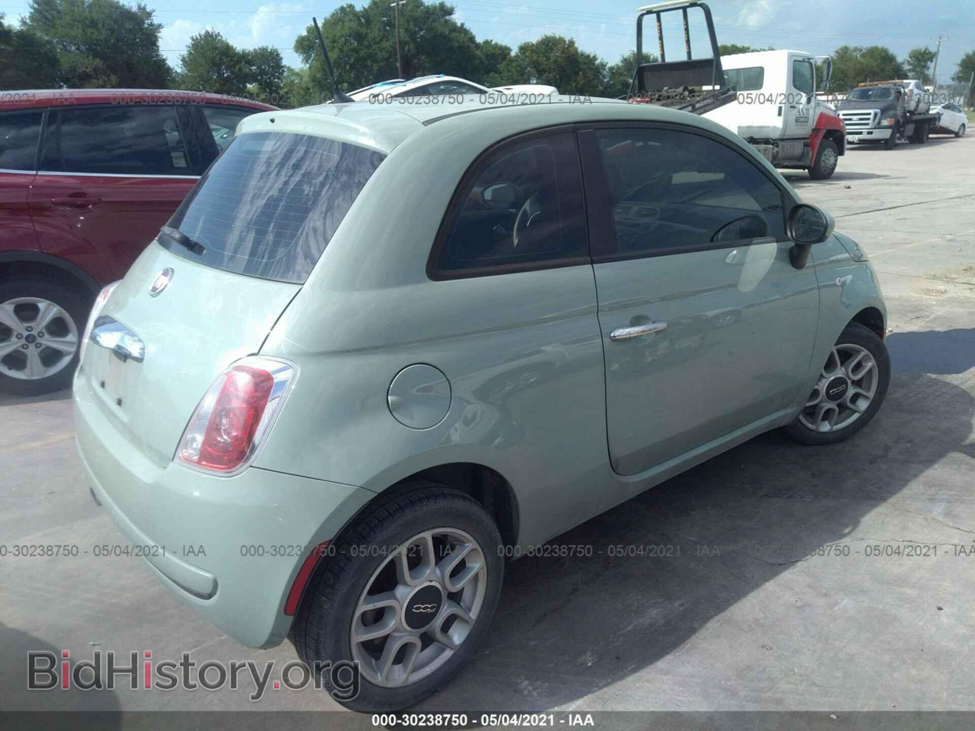 2012 FIAT 500 - VIN: 3C3CFFAR2CT200434 - Фото 4