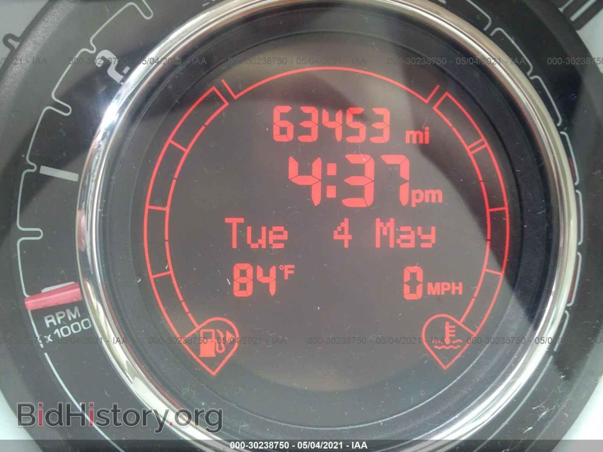 2012 FIAT 500 - VIN: 3C3CFFAR2CT200434 - Фото 7