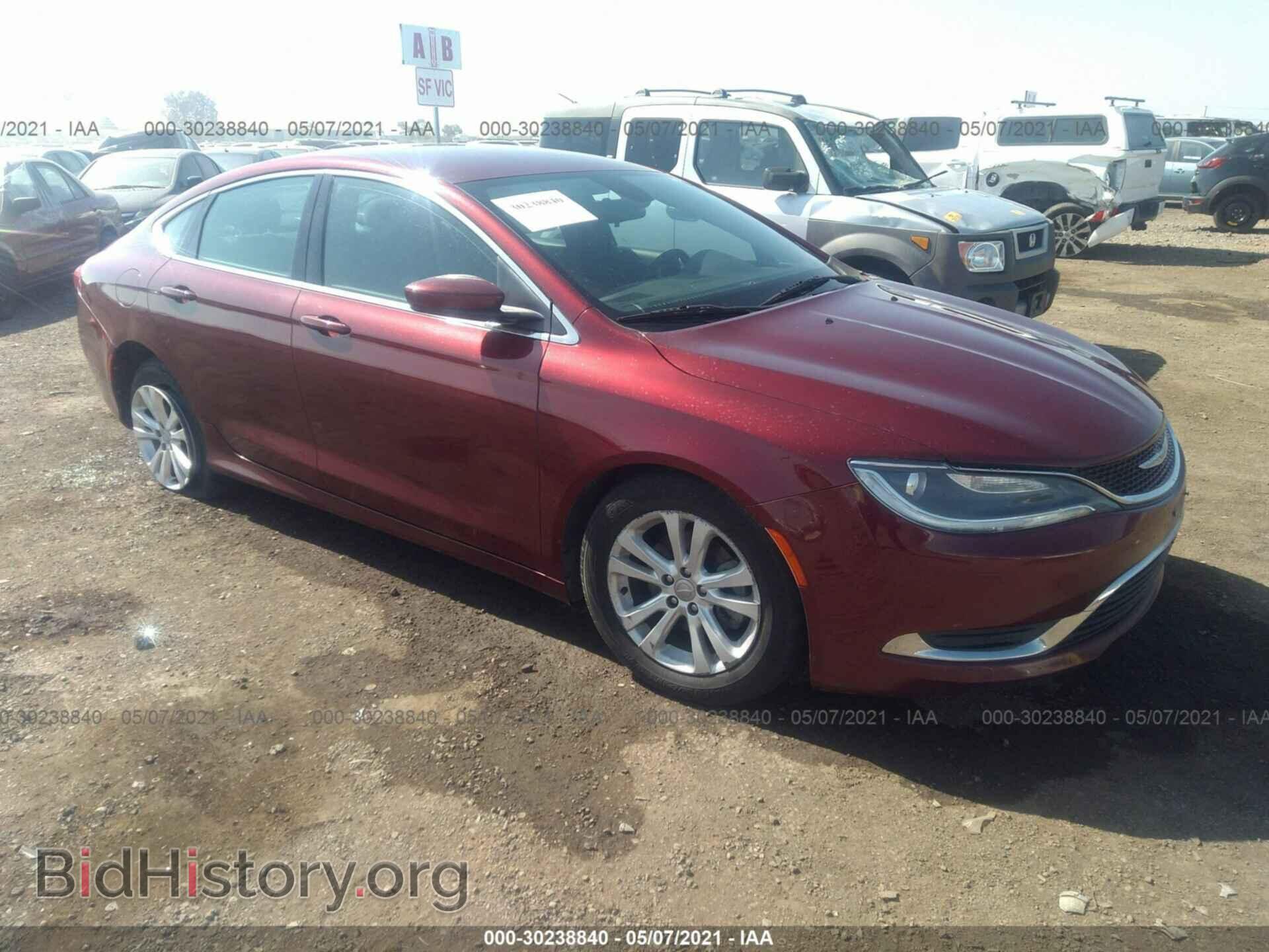 Фотография 1C3CCCAB8GN165267 - CHRYSLER 200 2016