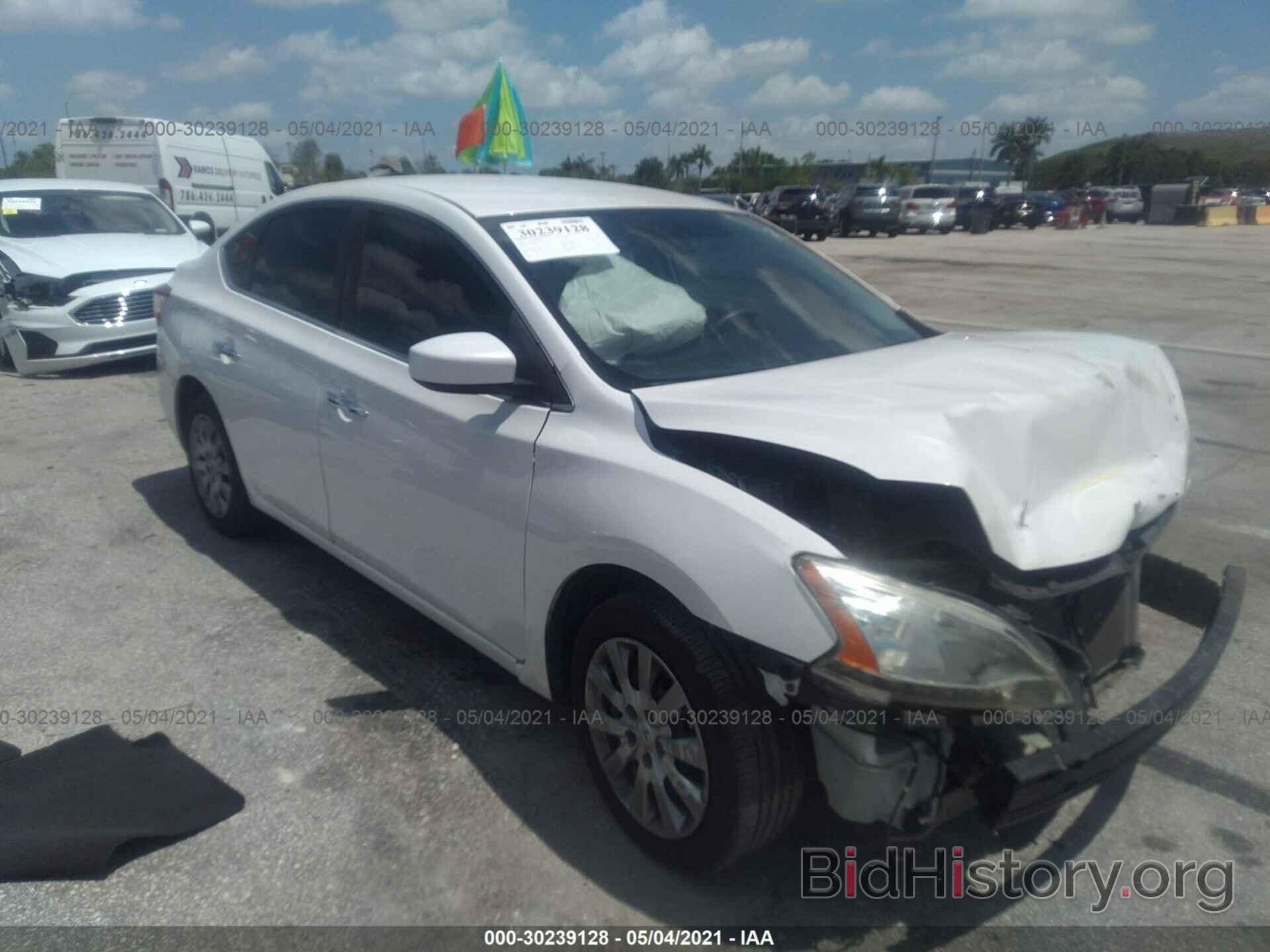 Photo 3N1AB7AP9EL665091 - NISSAN SENTRA 2014