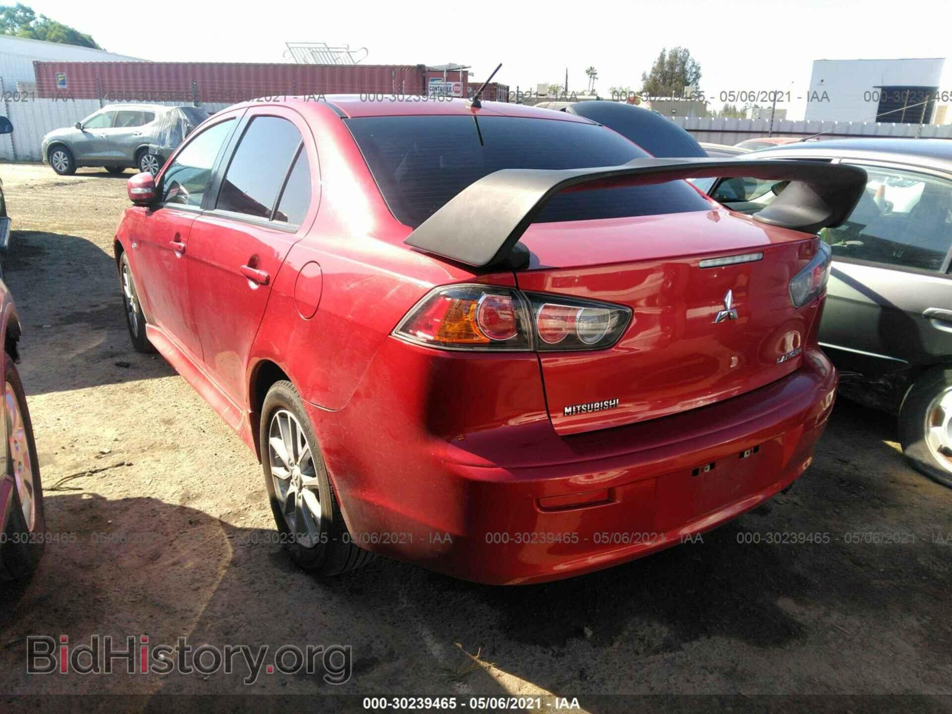 2016 MITSUBISHI LANCER - VIN: JA32U2FU3GU008064 - Фото 3