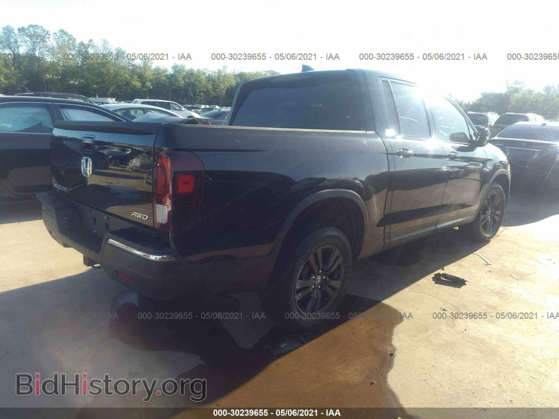 2019 HONDA RIDGELINE - VIN: 5FPYK3F11KB043627 - Фото 4