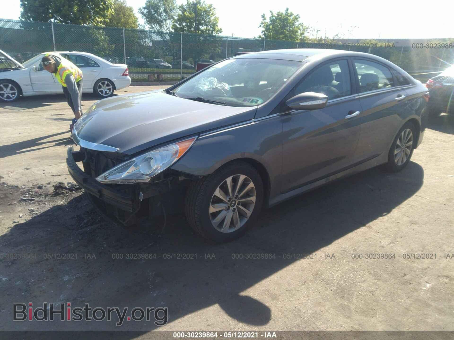 2014 HYUNDAI SONATA - VIN: 5NPEC4AC5EH915529 - Фото 2