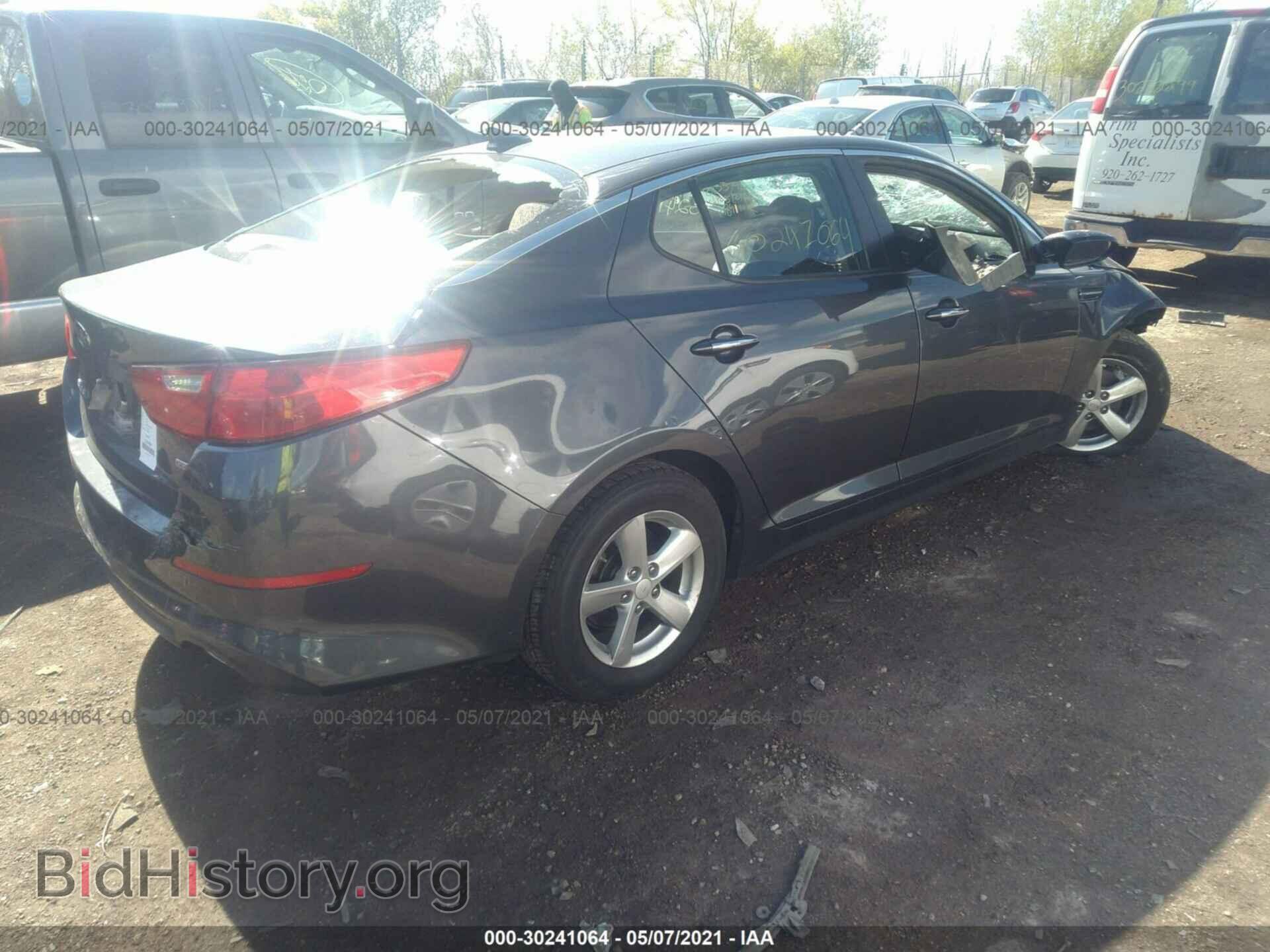 2015 KIA OPTIMA - VIN: KNAGM4A75F5631129 - Photo 4