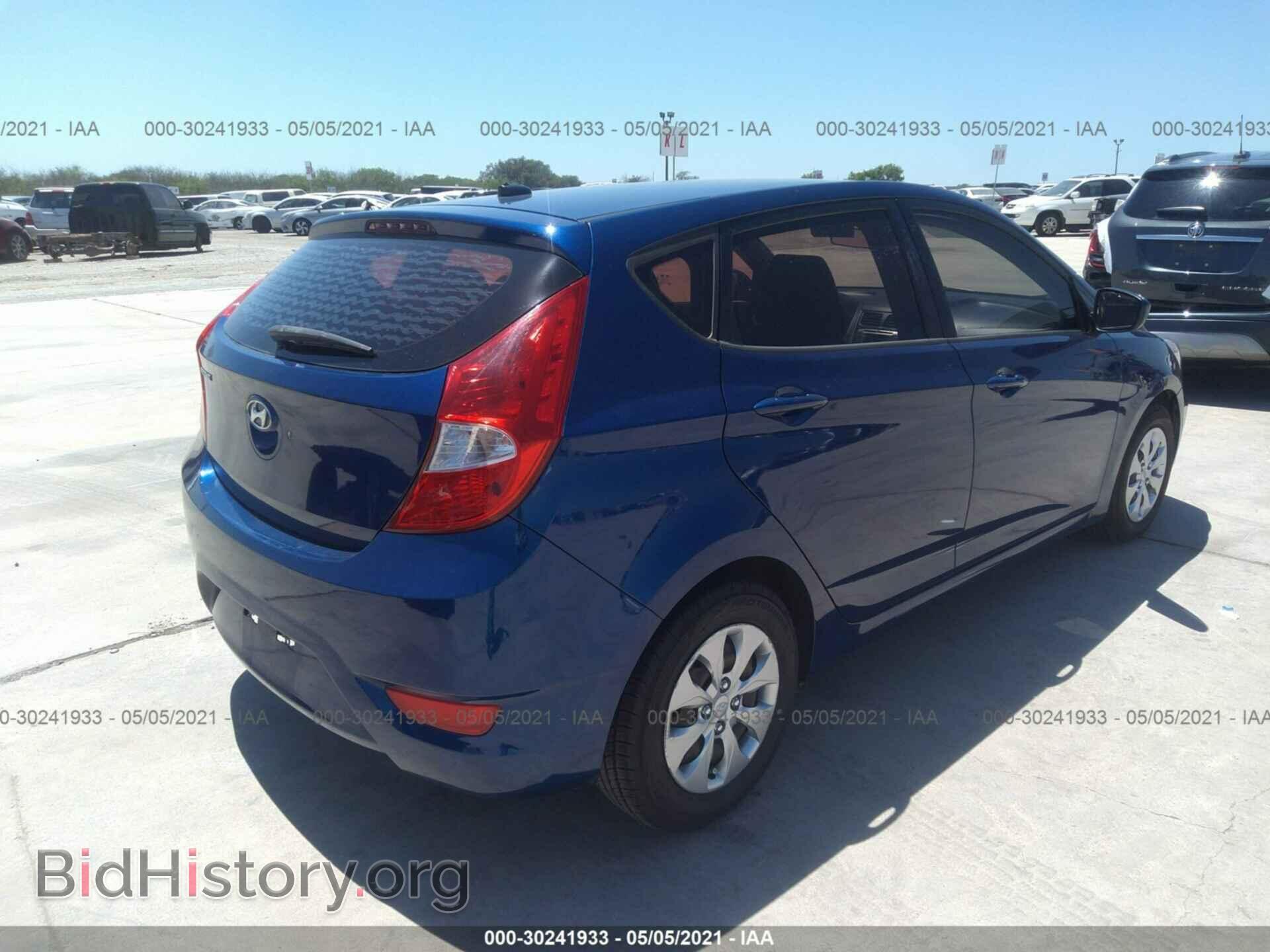 2016 HYUNDAI ACCENT - VIN: KMHCT5AE6GU247243 - Фото 4