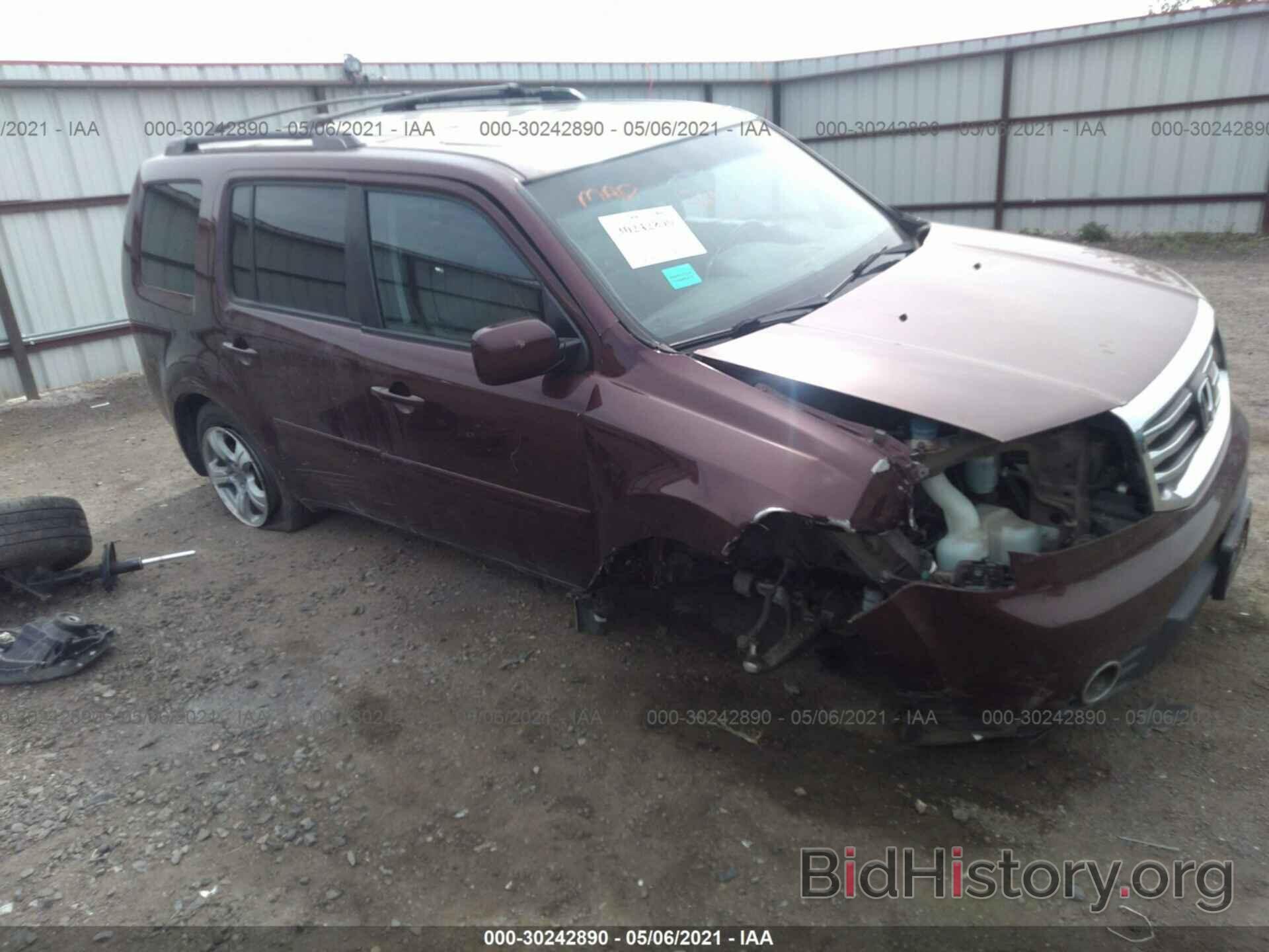 Фотография 5FNYF4H66DB018169 - HONDA PILOT 2013